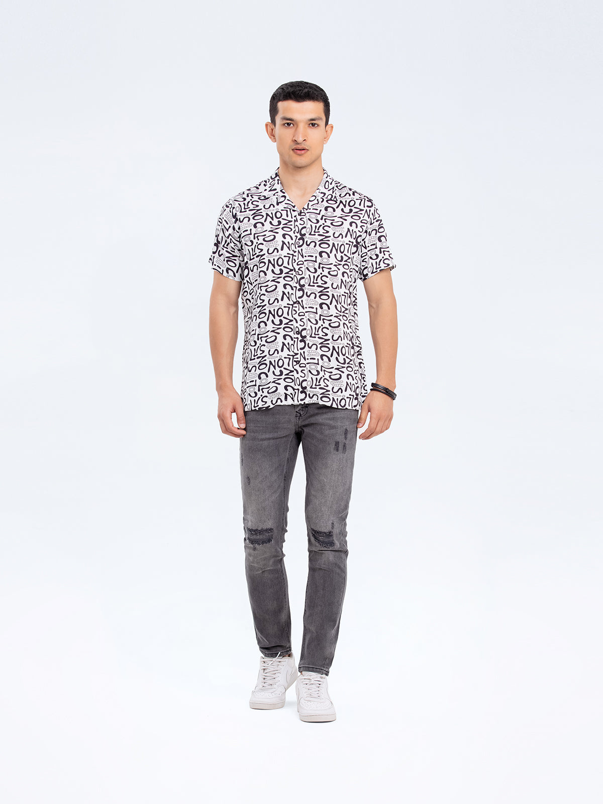 Regular Fit Hawaiian Collar Shirt - FMTS24-32072