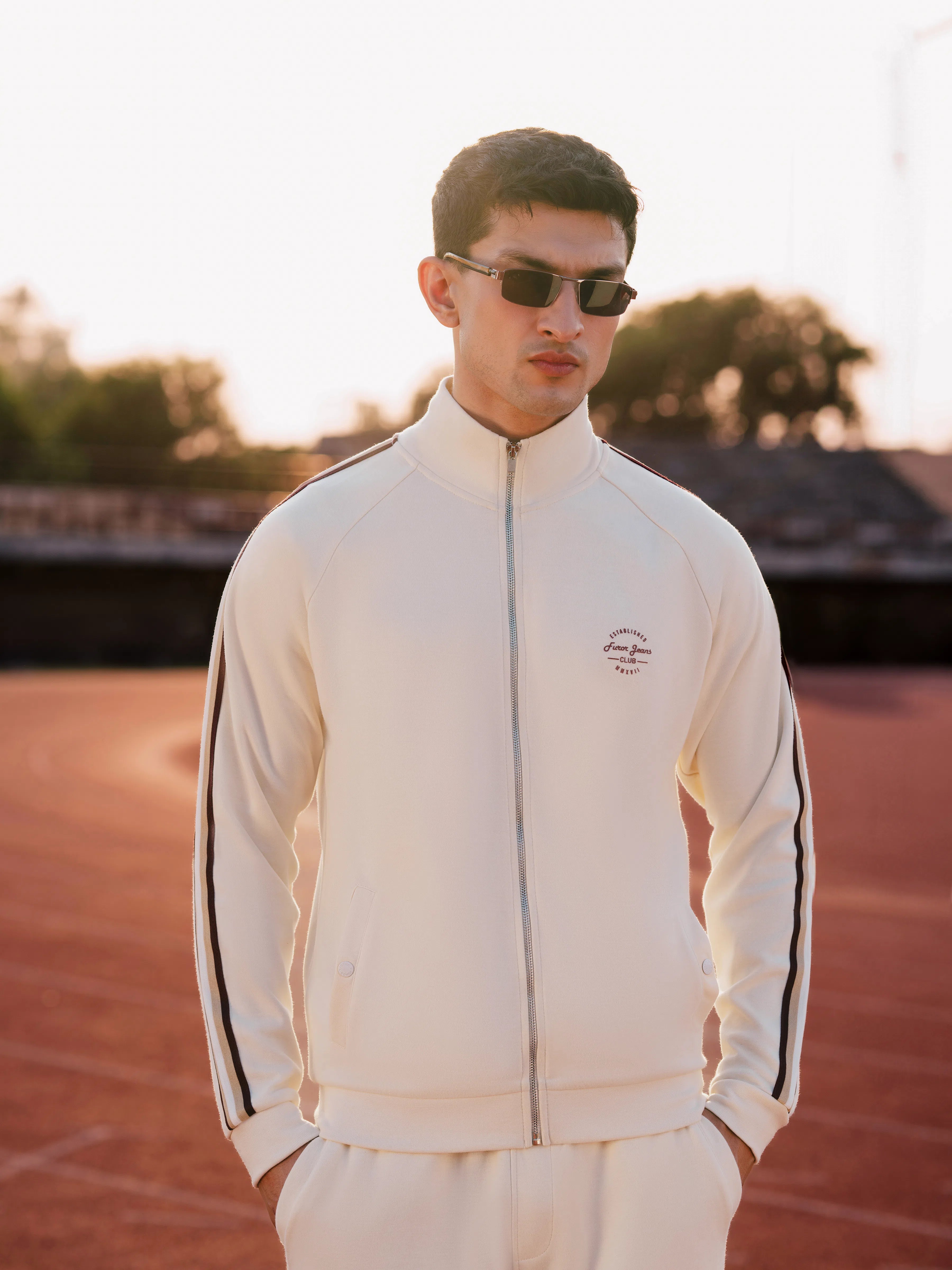 Buy FUROR Mock Neck Zipper Jacket online FMTTKS24-011 – FURORJEANS