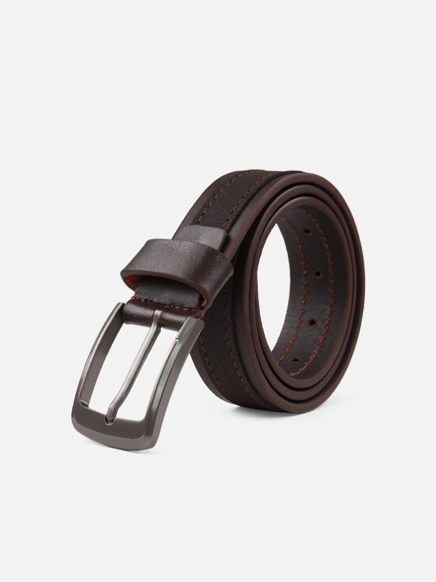 Brown Leather Belt - FALB22-011