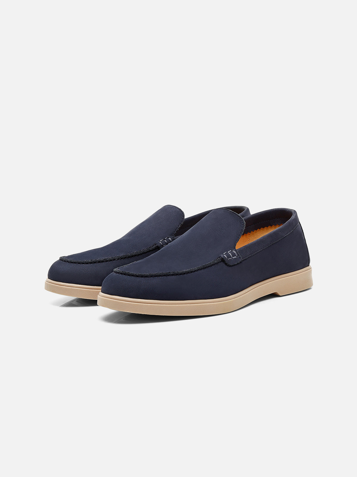 Navy Blue Suede Slip On Suede Shoes Buy FUROR Blue Suede Shoes