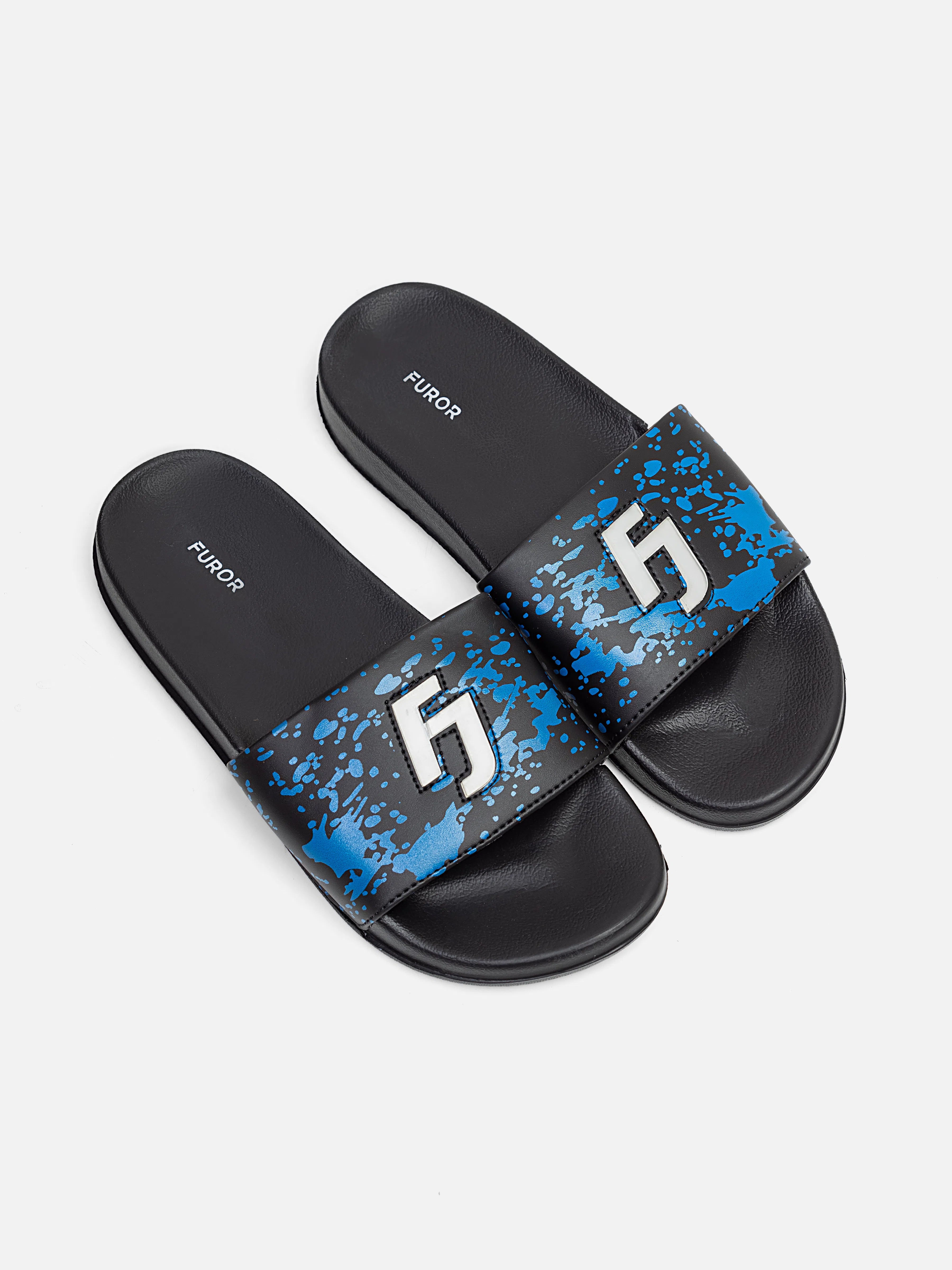 Noir Splash Premium Slides - FAMSD5-005