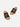 Dark Brown Cork Footbed Slides - FAMSD24-038
