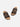 Dark Brown Cork Footbed Slides - FAMSD24-040
