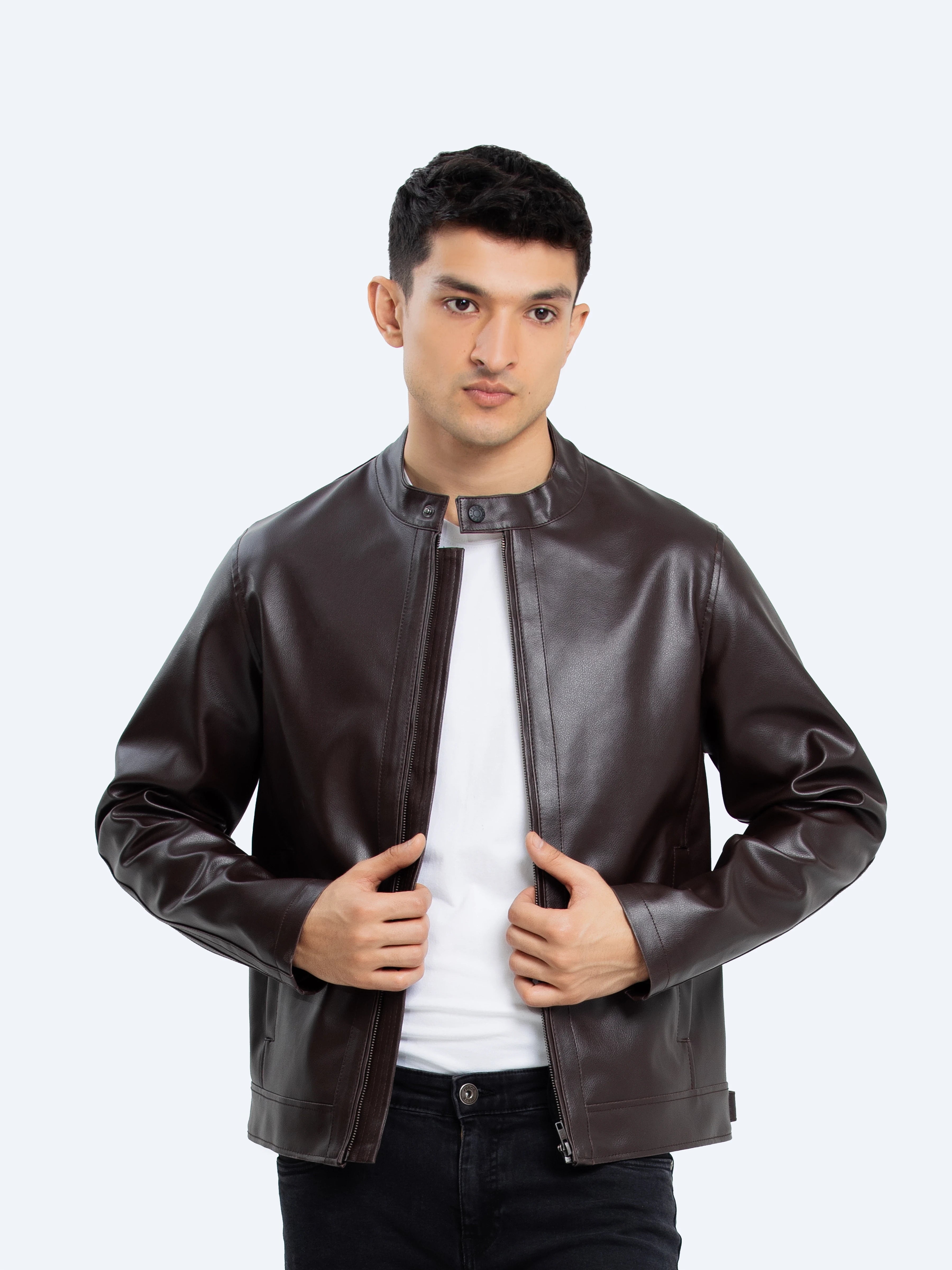 Leatherite Jacket - FMTJ23-003