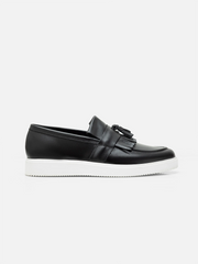 Leather Tassel Loafers - FAMS24-095