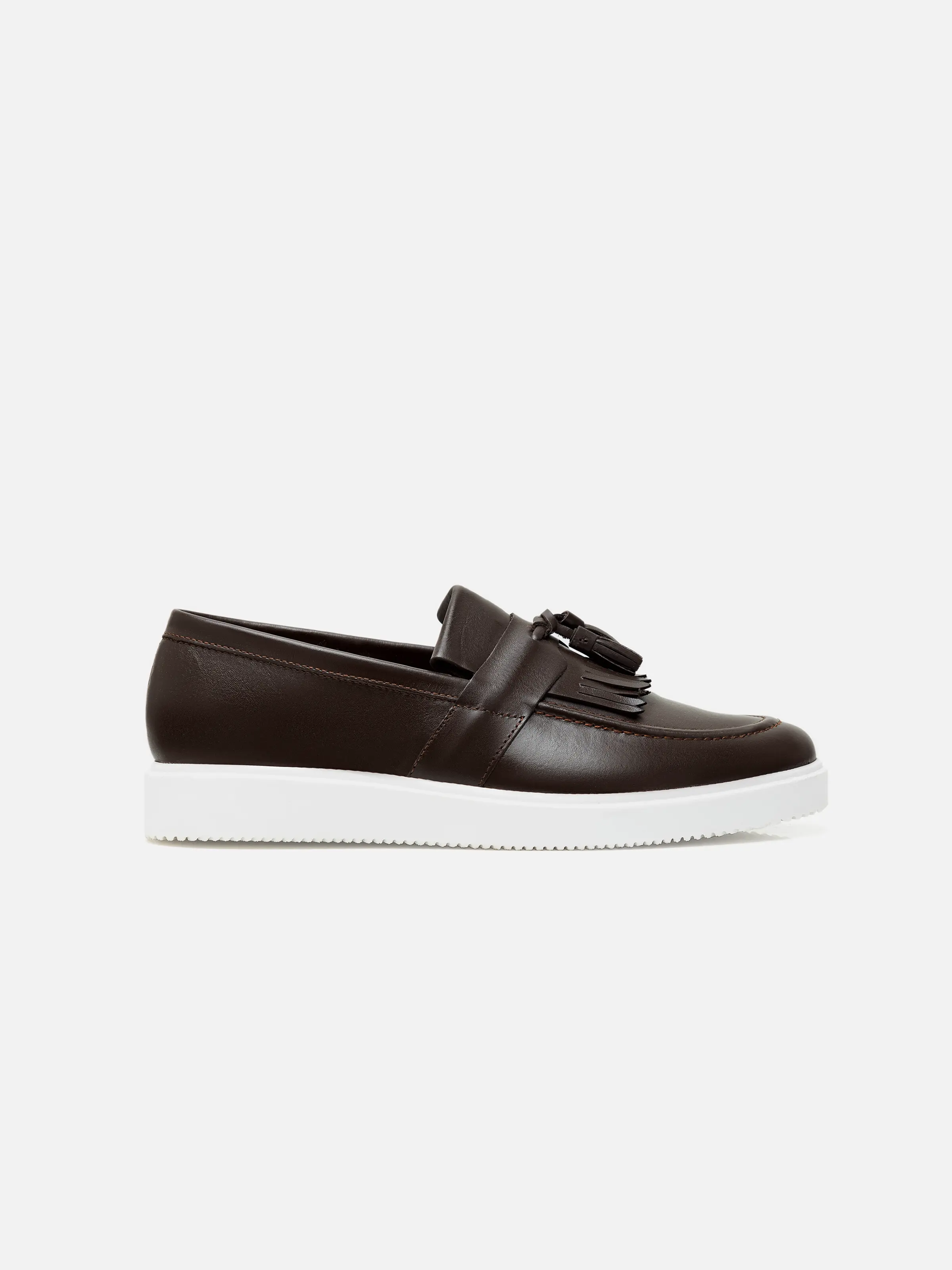 Leather Tassel Loafers - FAMS24-093