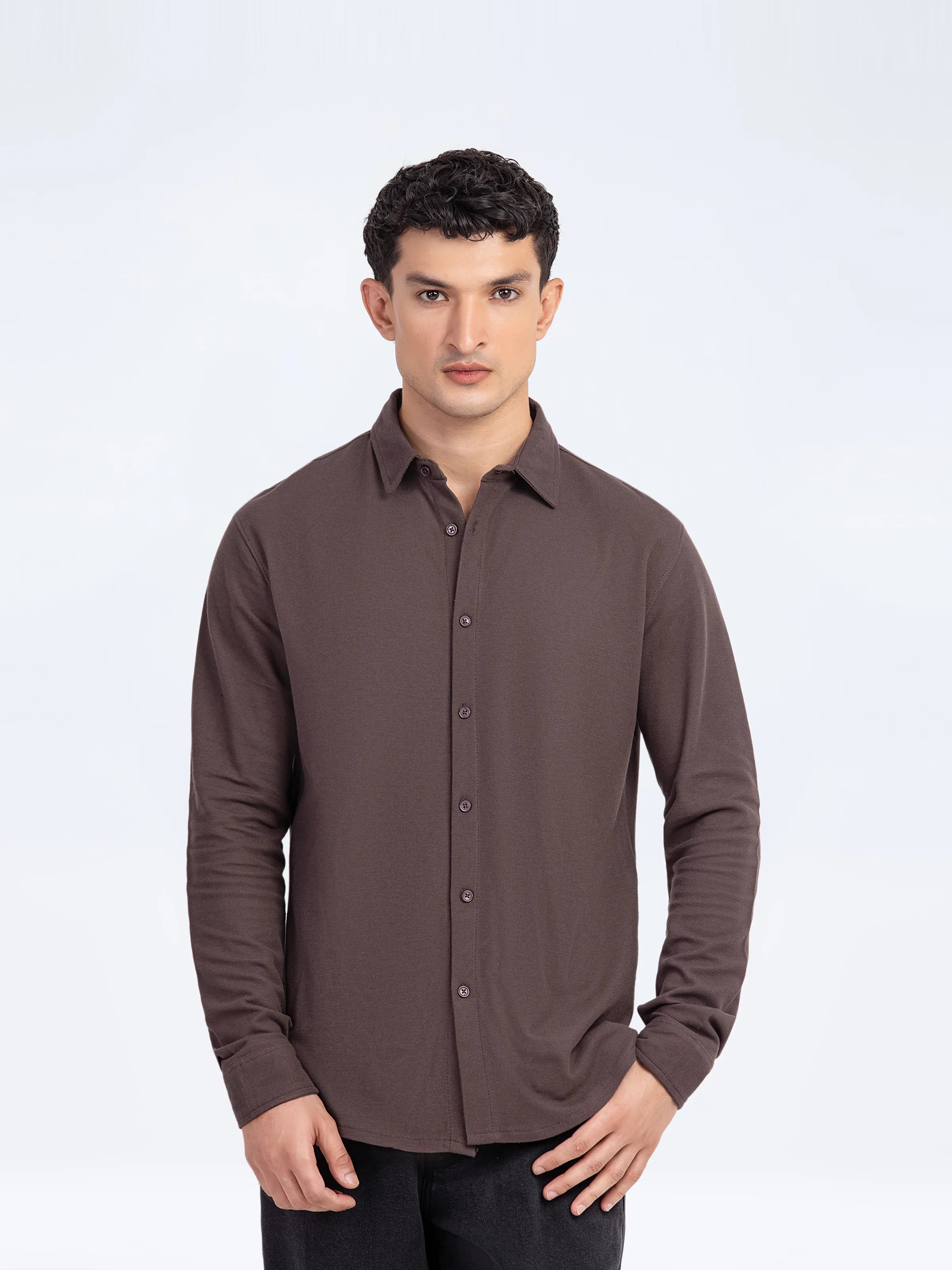 Smart Fit Knitted Shirt - FMTS5-32168