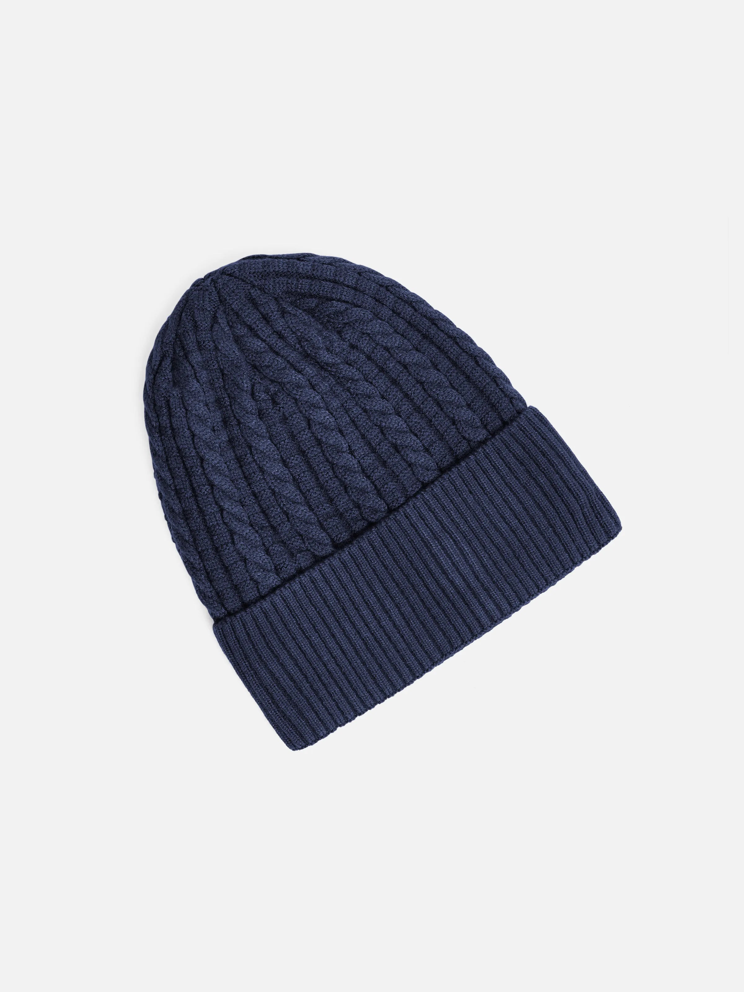 Navy Knitted Beanie - FABC5-018