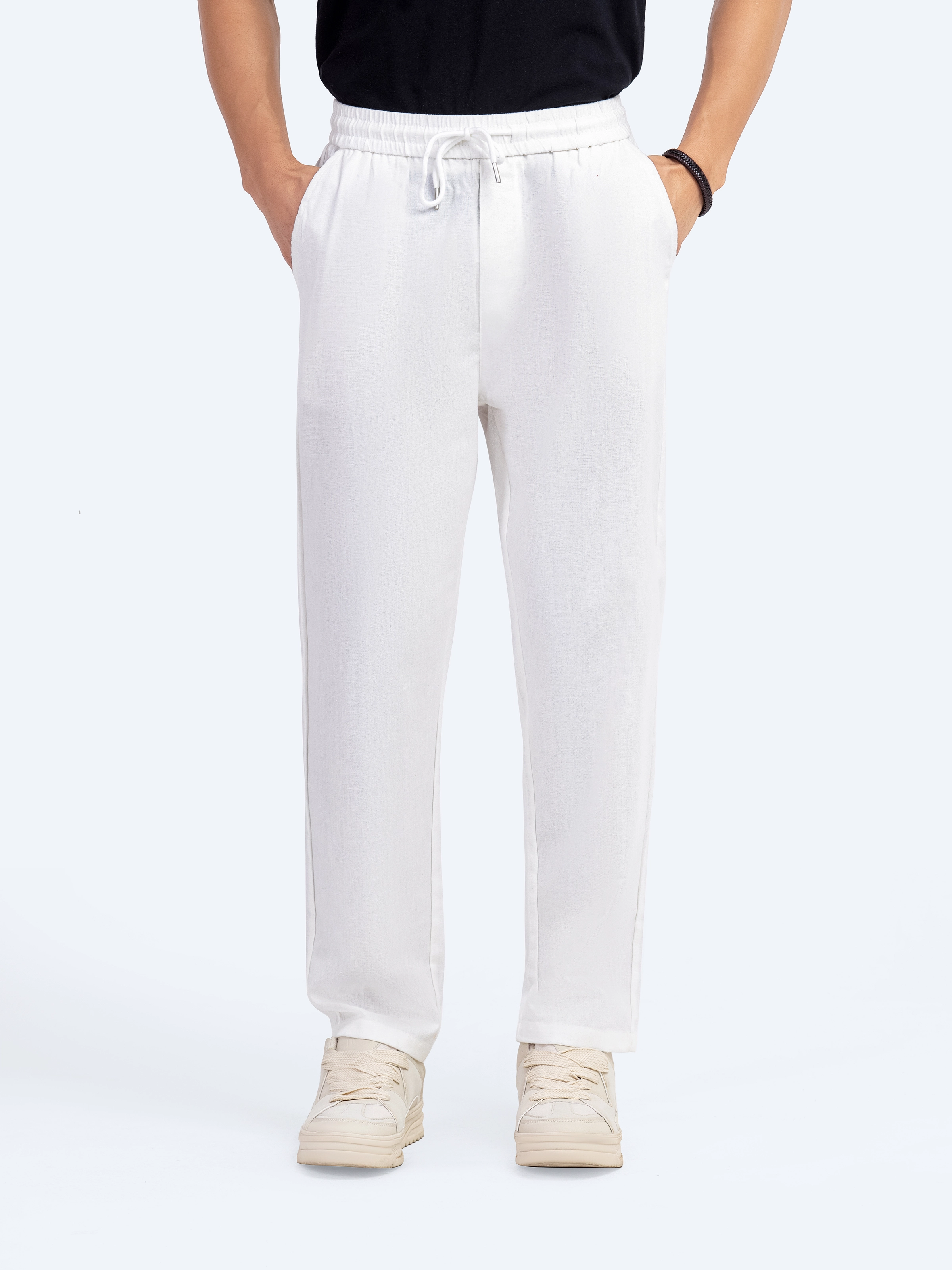 Regular Fit Linen Trousers - FMBTW5-072