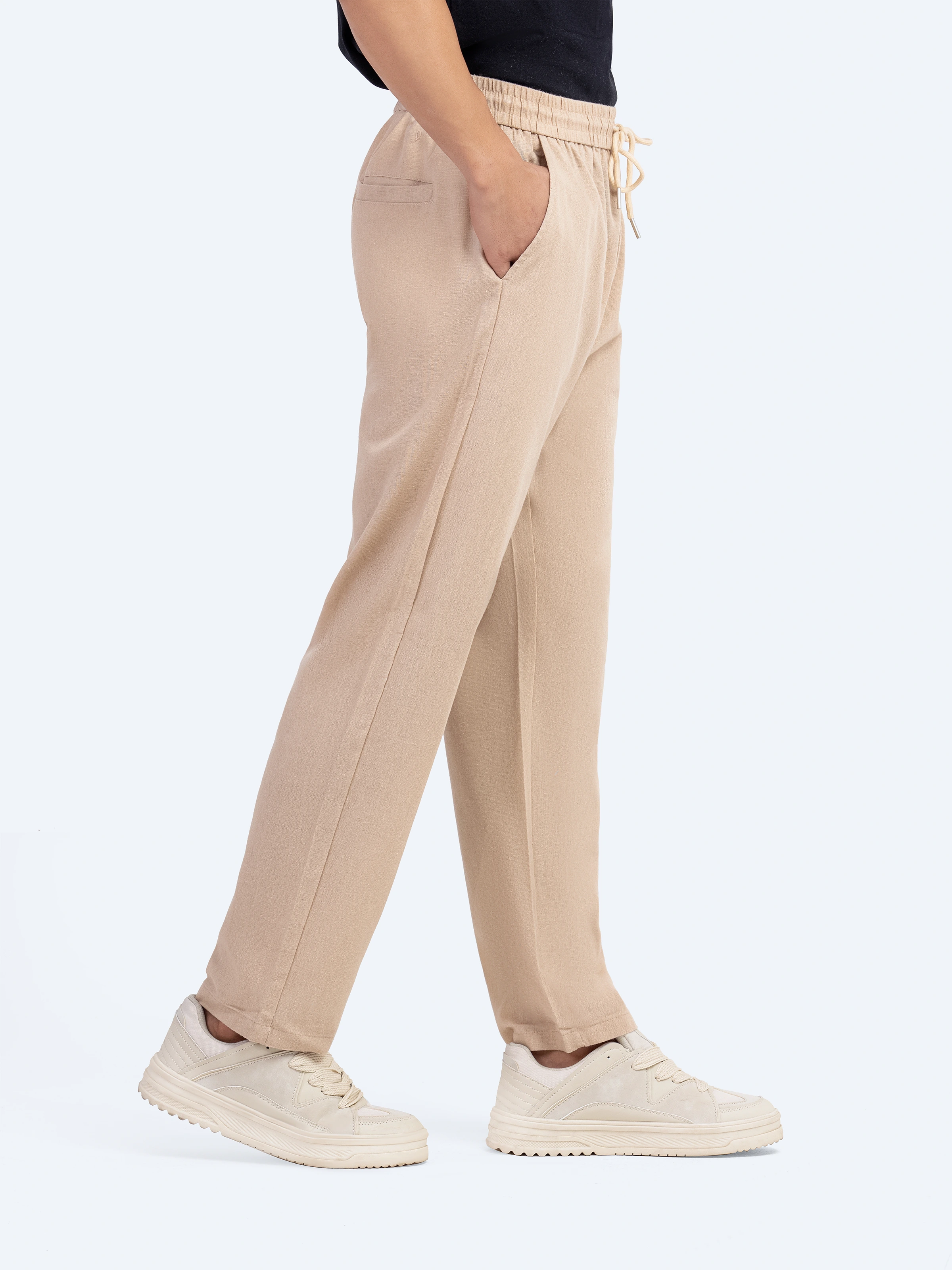 Regular Fit Linen Trousers - FMBTW5-070