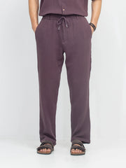 Textured Co-ord Set Trousers