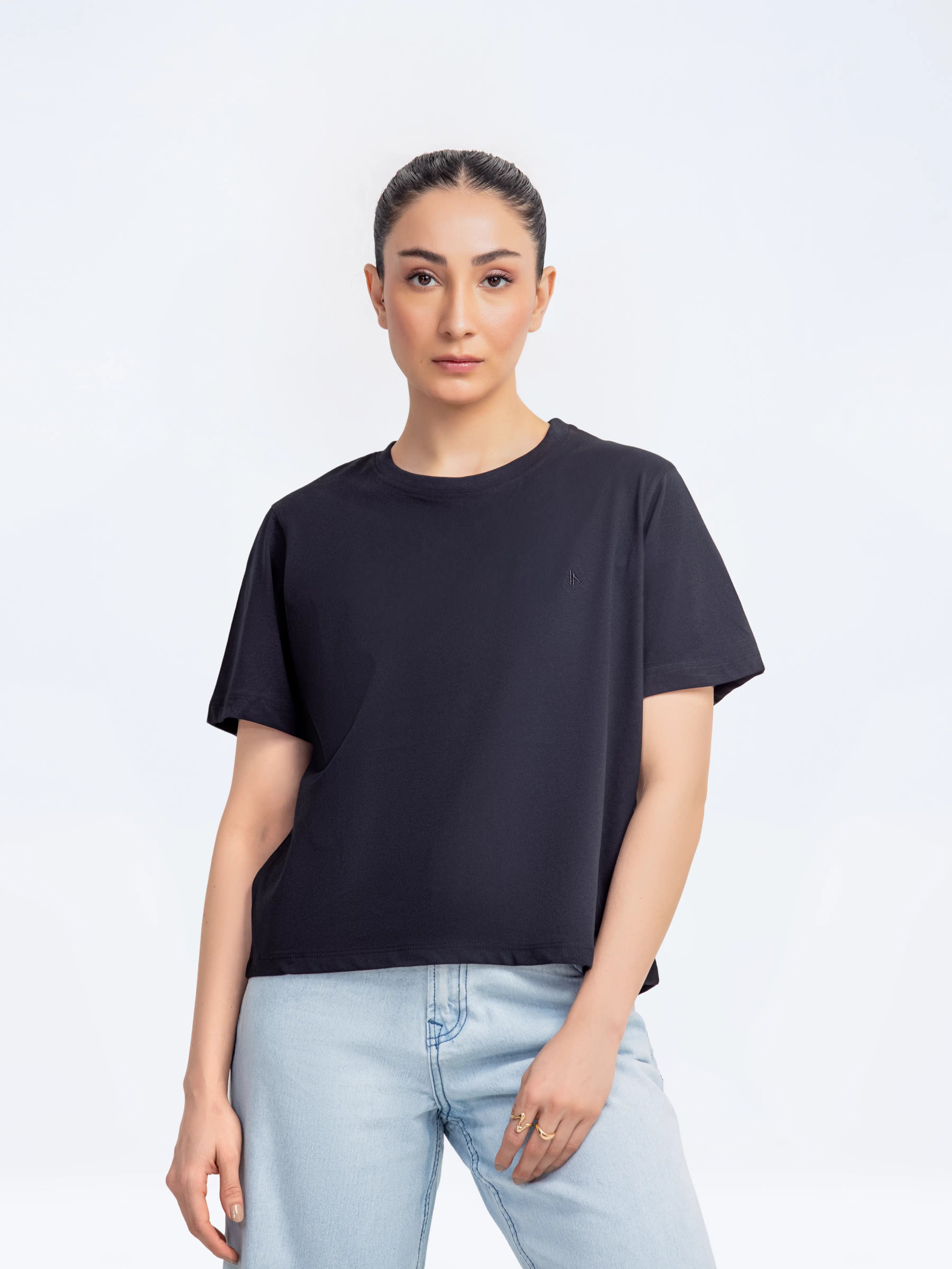 Boxy Fit Basic Tee - FWTBT24-006