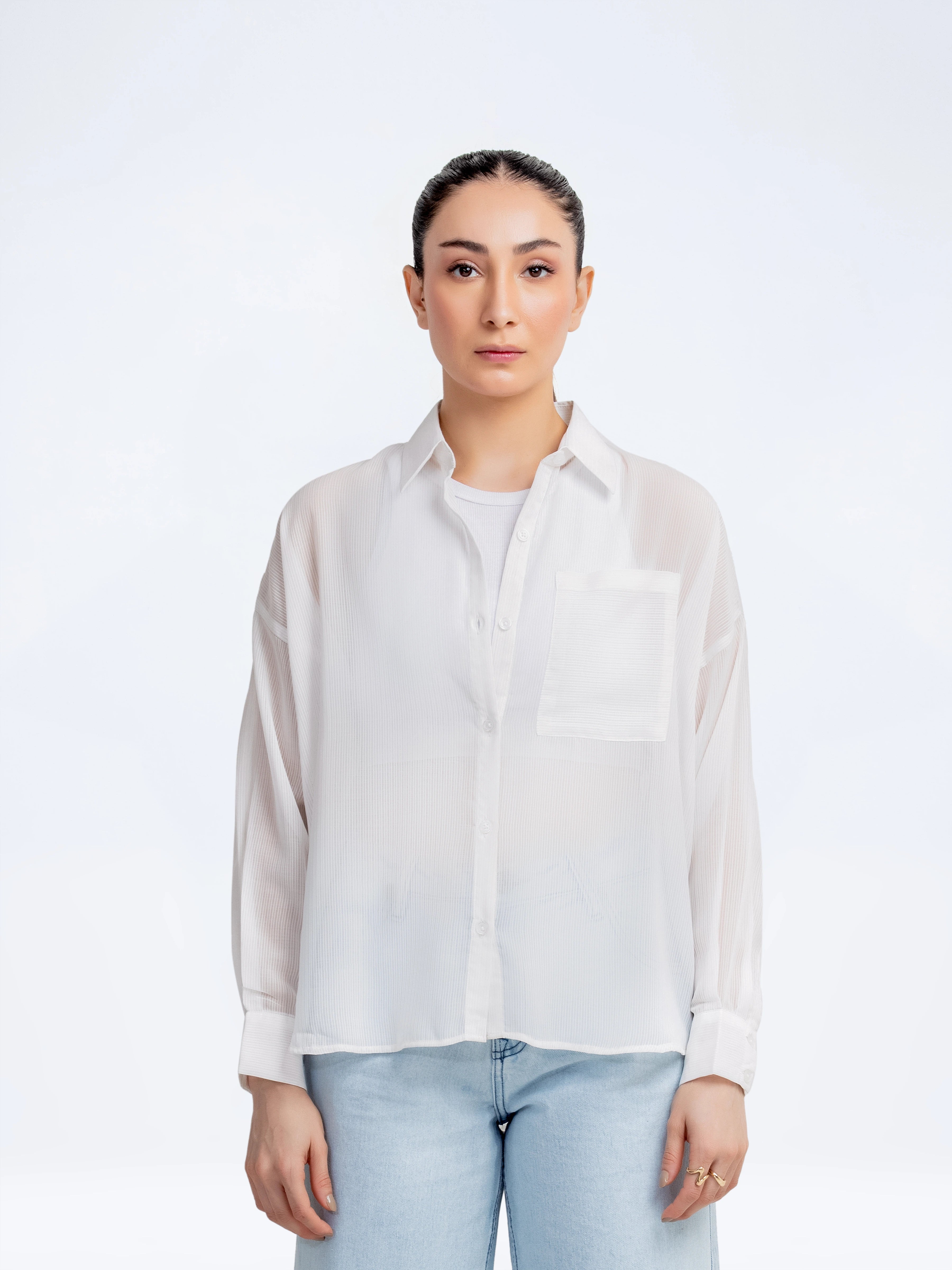 Drop Shoulder Shirt - FWTS24-017