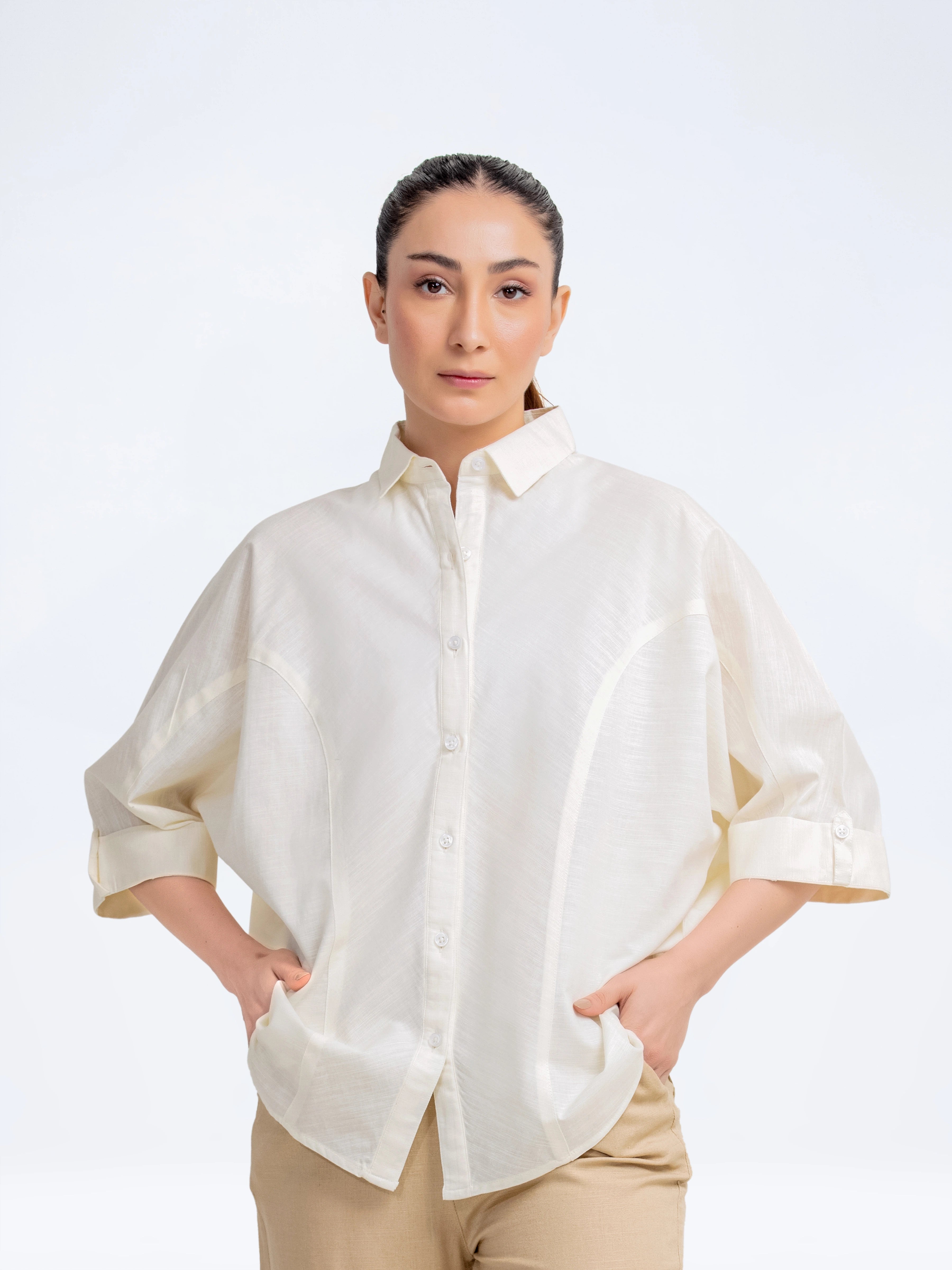 Bat Sleeves Shirt - FWTS24-116