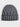 Grey & Black Knitted Beanie - FABC21-016