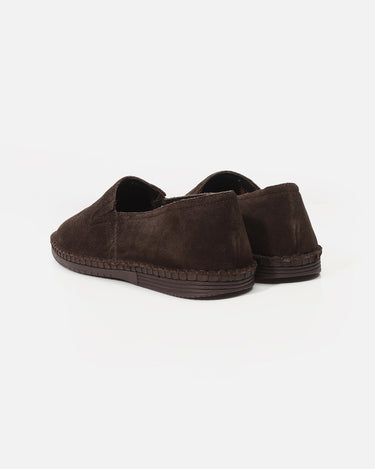 Suede Leather Espadrilles Shoes - FAMS24-027