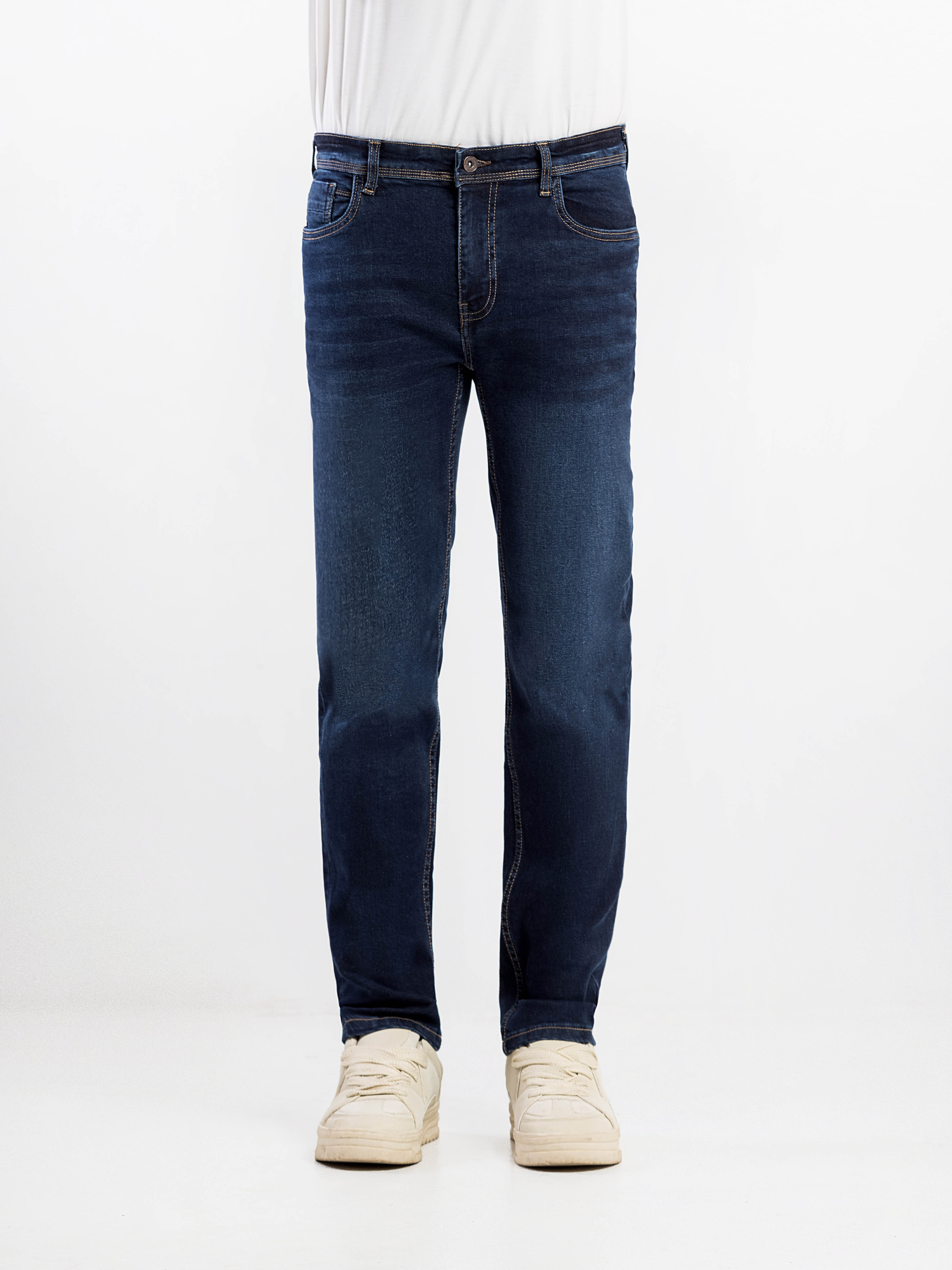 Slim Fit Knitted Jeans - FMBP5-039