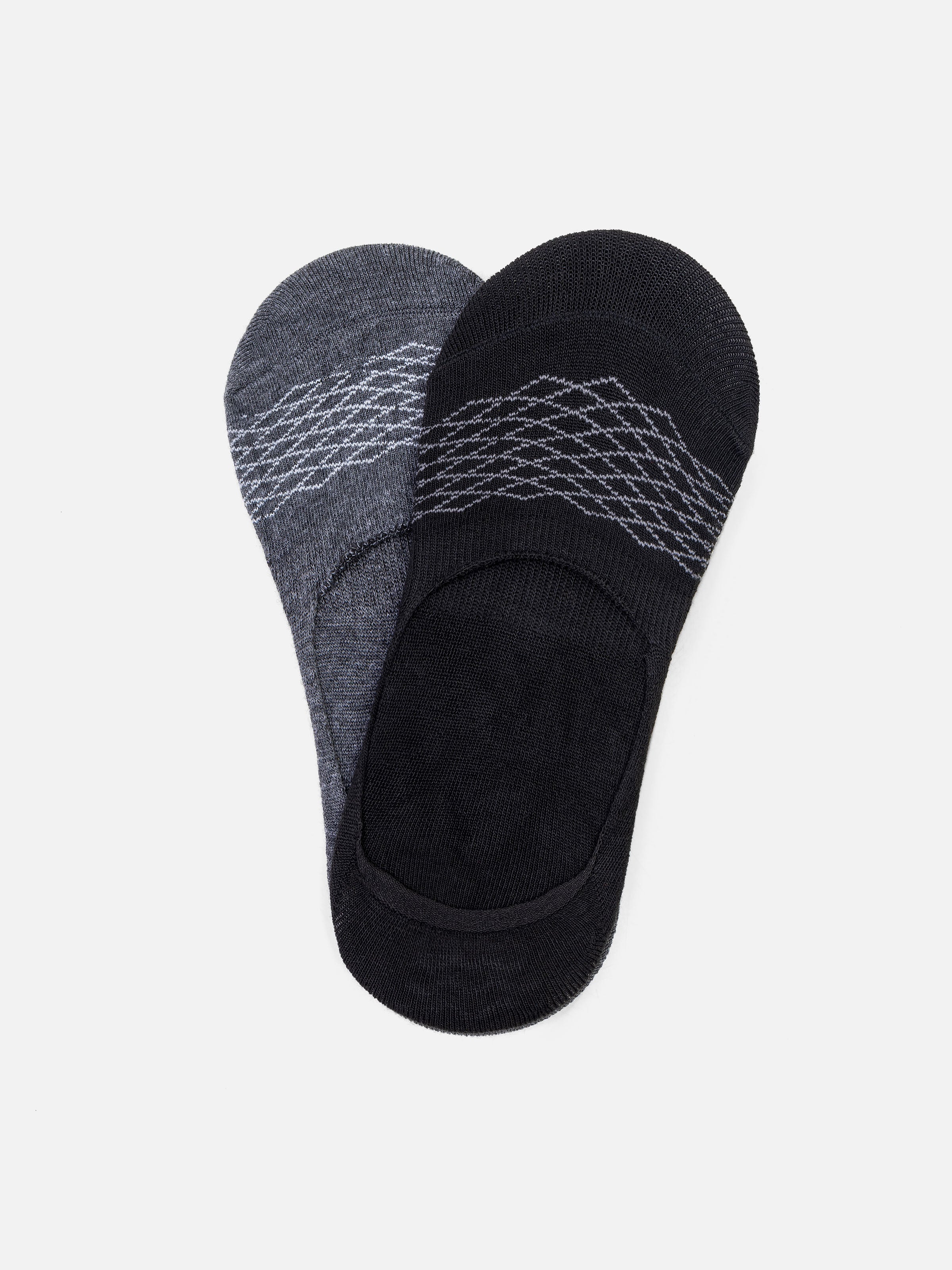 Pack Of 2 No Show Socks - FAMSO5-022