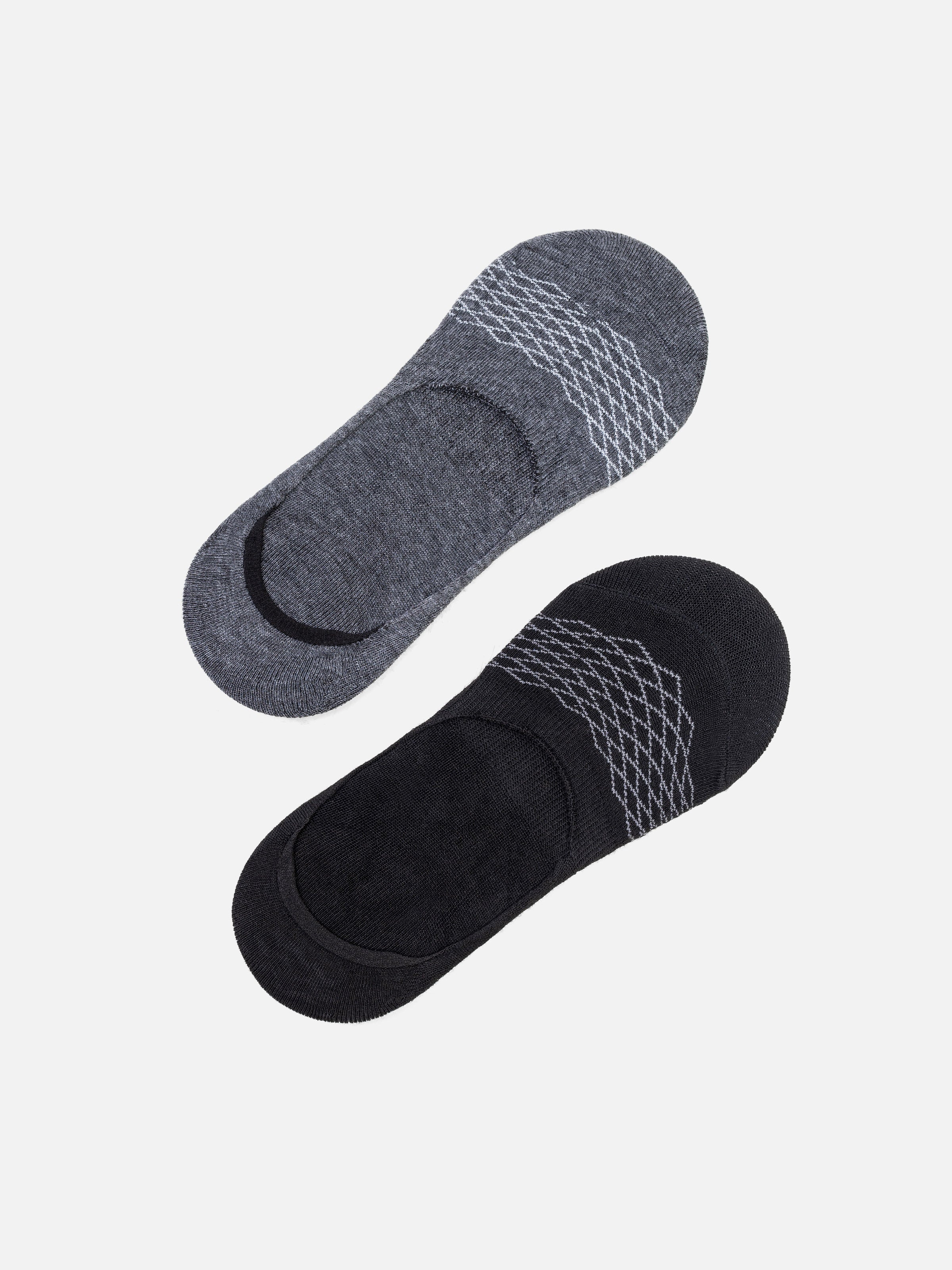Pack Of 2 No Show Socks - FAMSO5-022