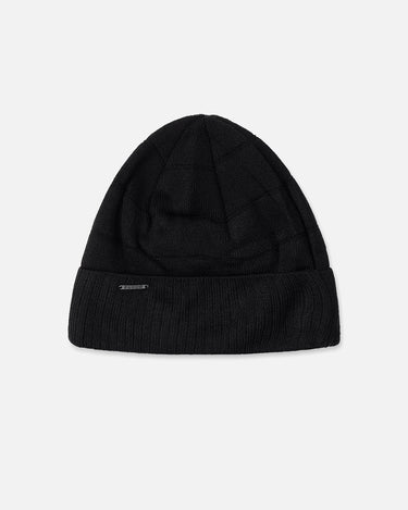 Black Knitted Beanie - FABC21-008