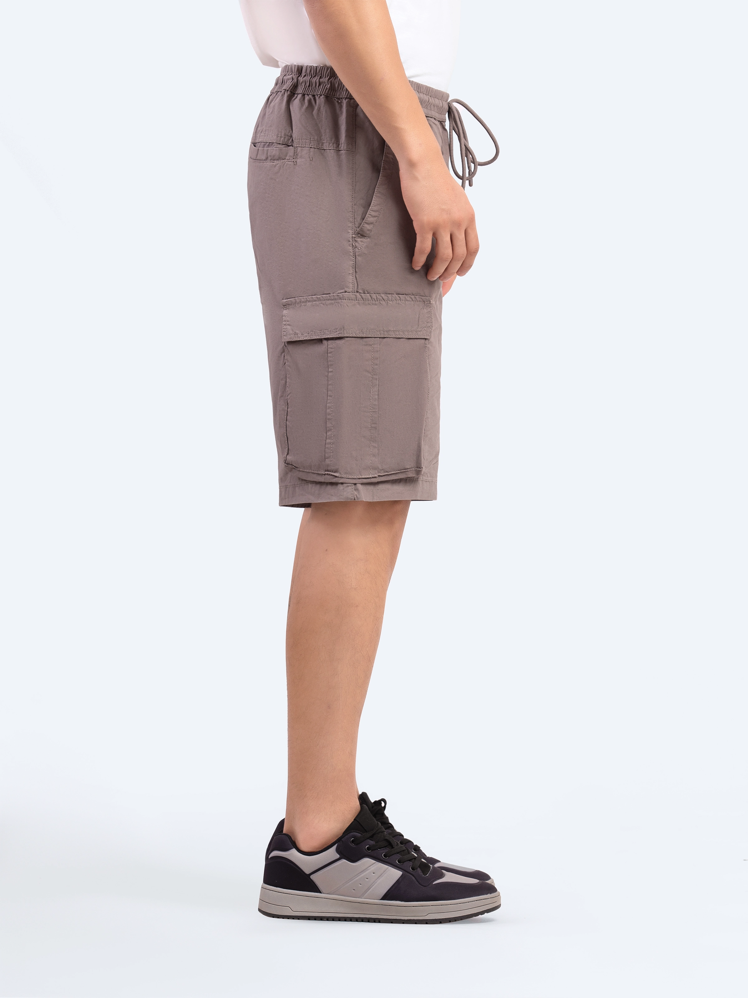 Relaxed Fit Cargo Shorts - FMBSW25-001