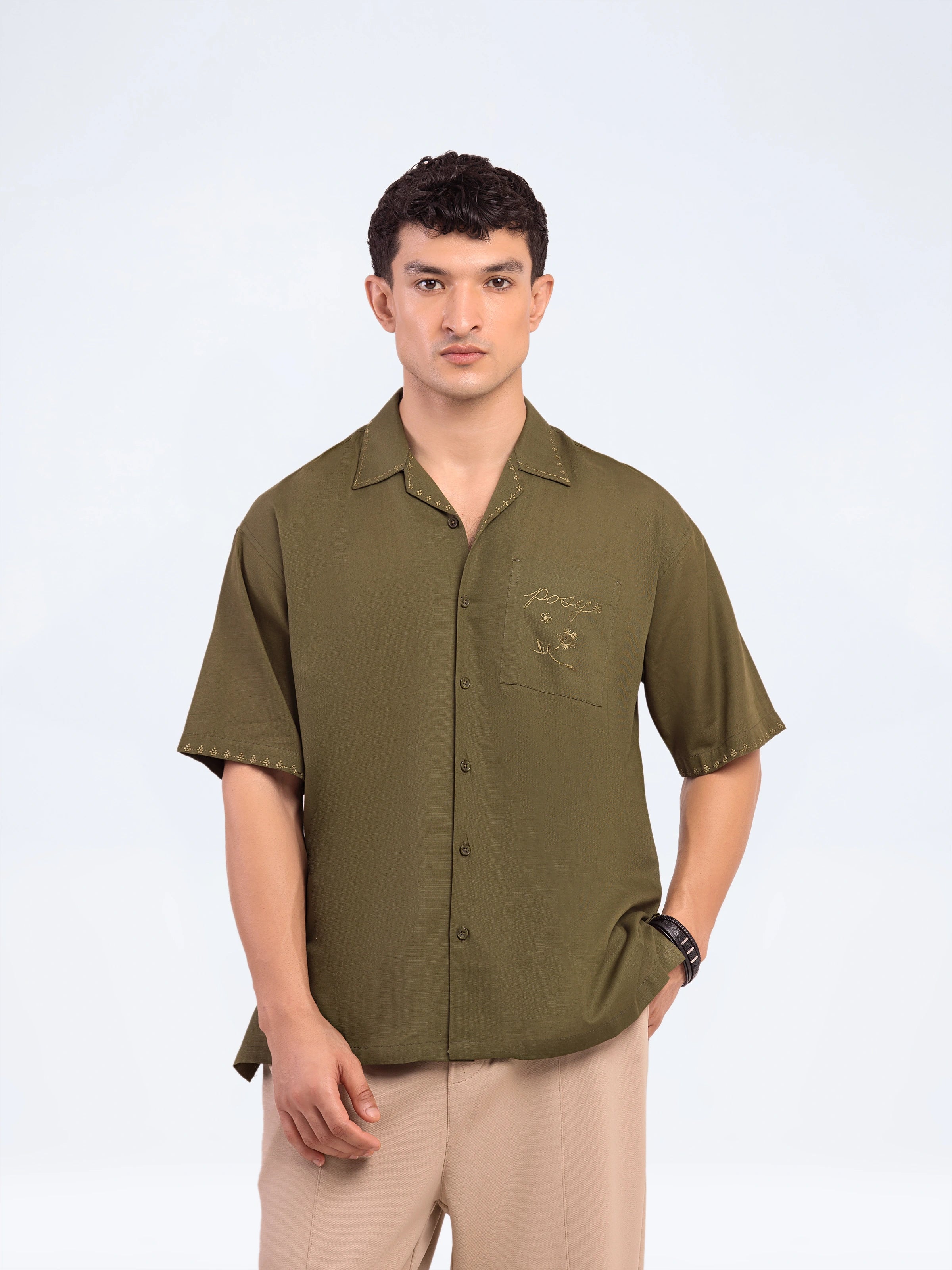Hawaiian Collar Shirt - FMTS5-32227