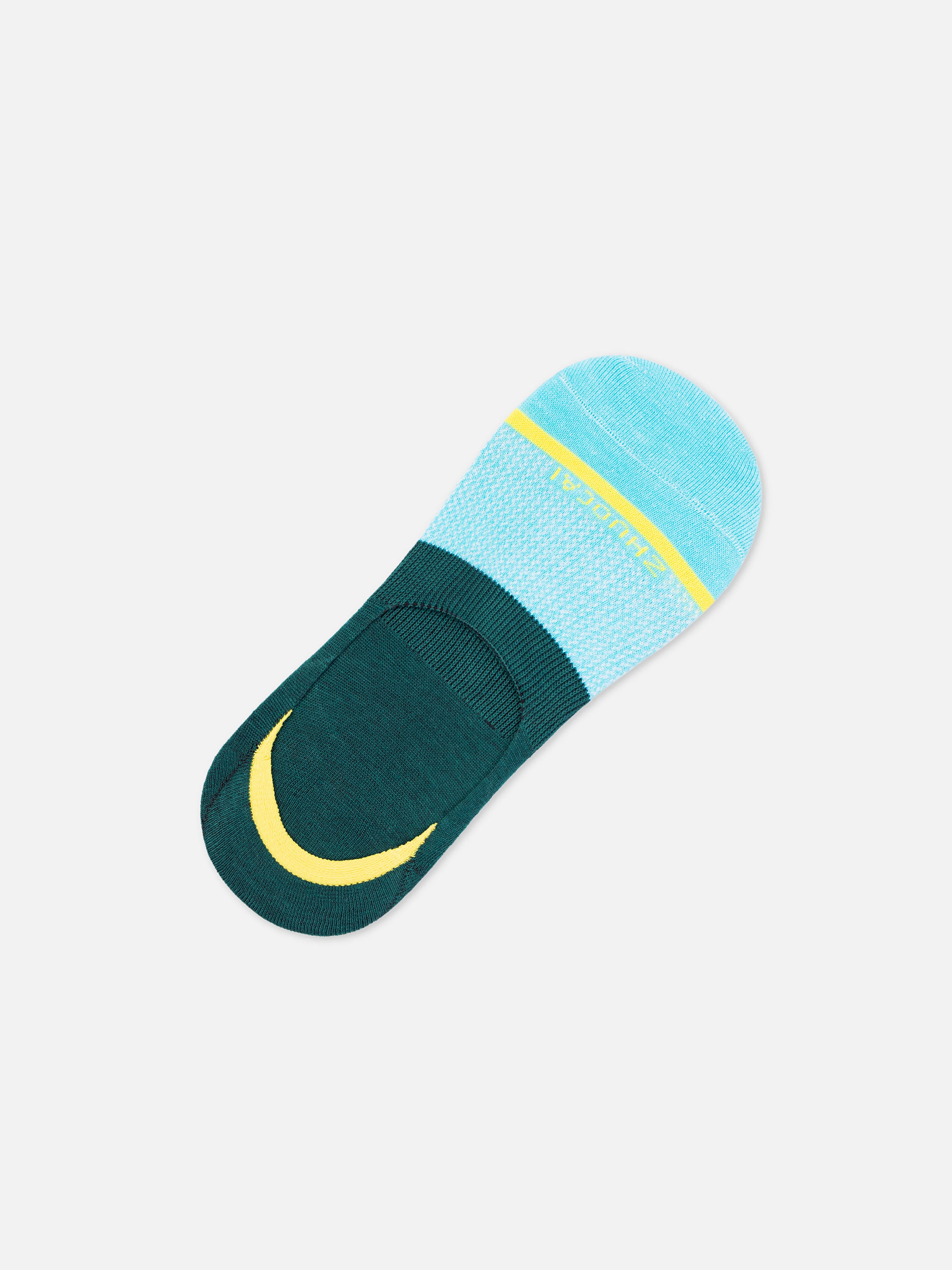 Green No-Show Socks - FAMSO5-059