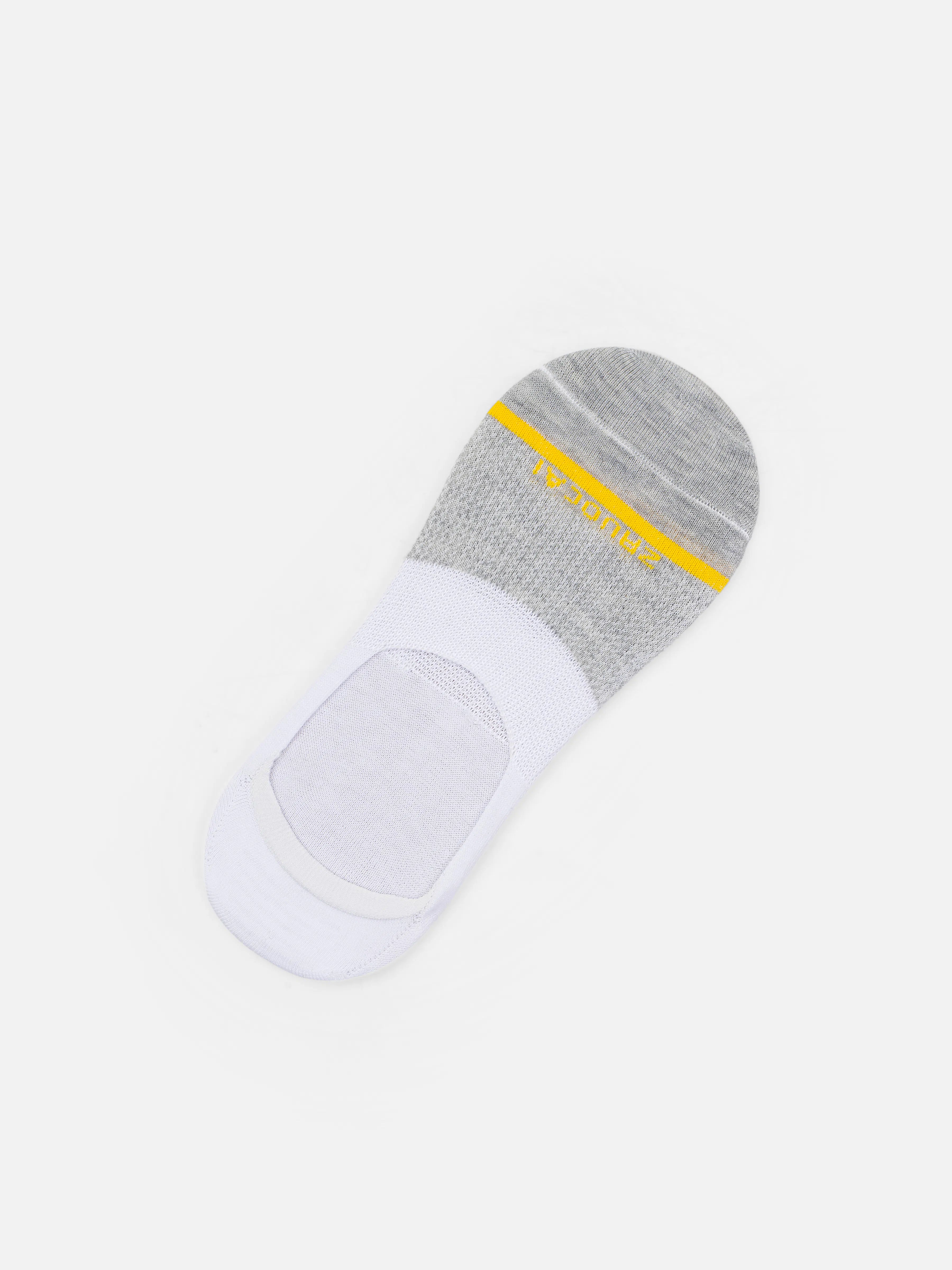 White No-Show Socks - FAMSO5-060