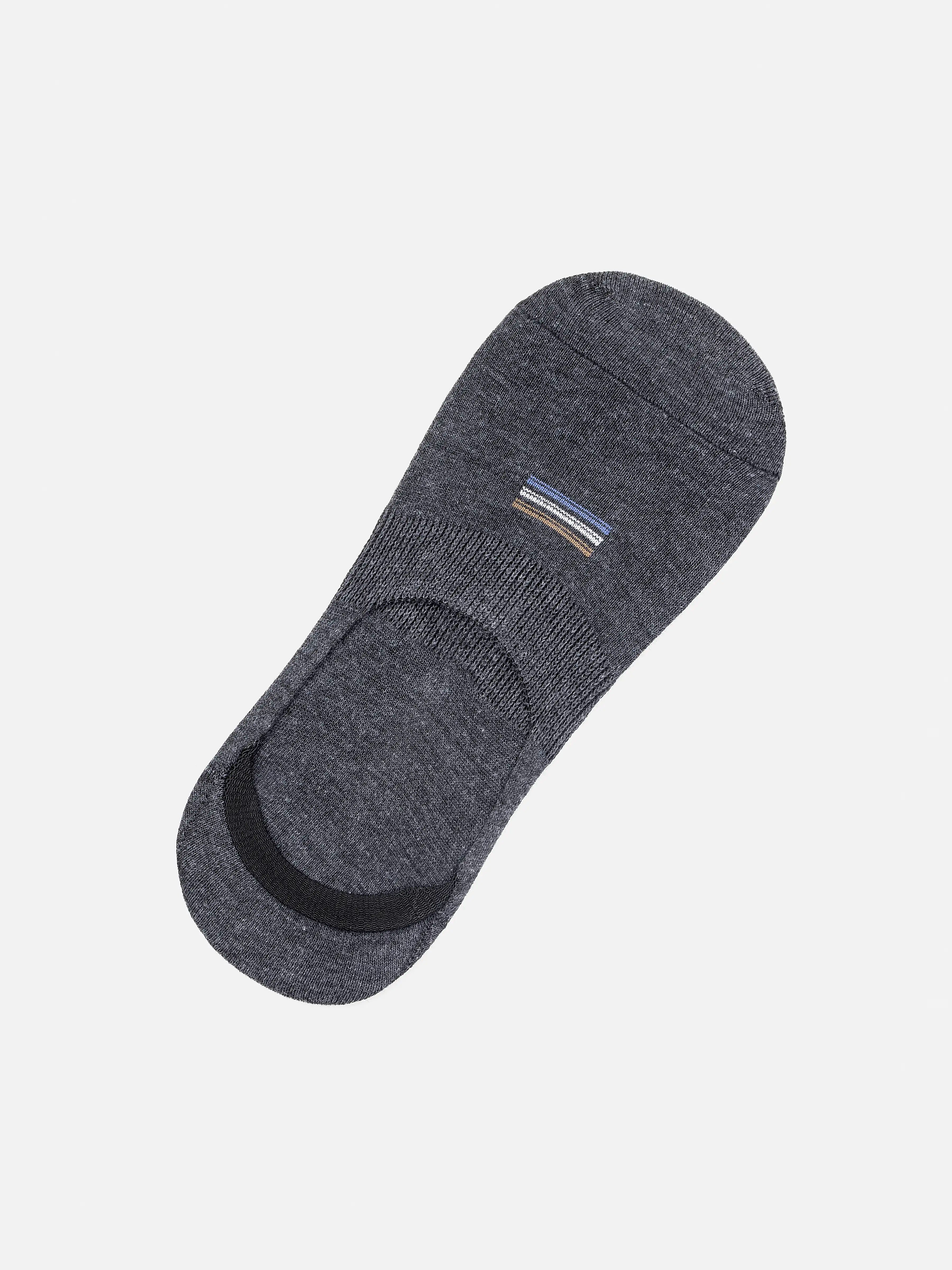 Charcoal No-Show Socks - FAMSO5-040