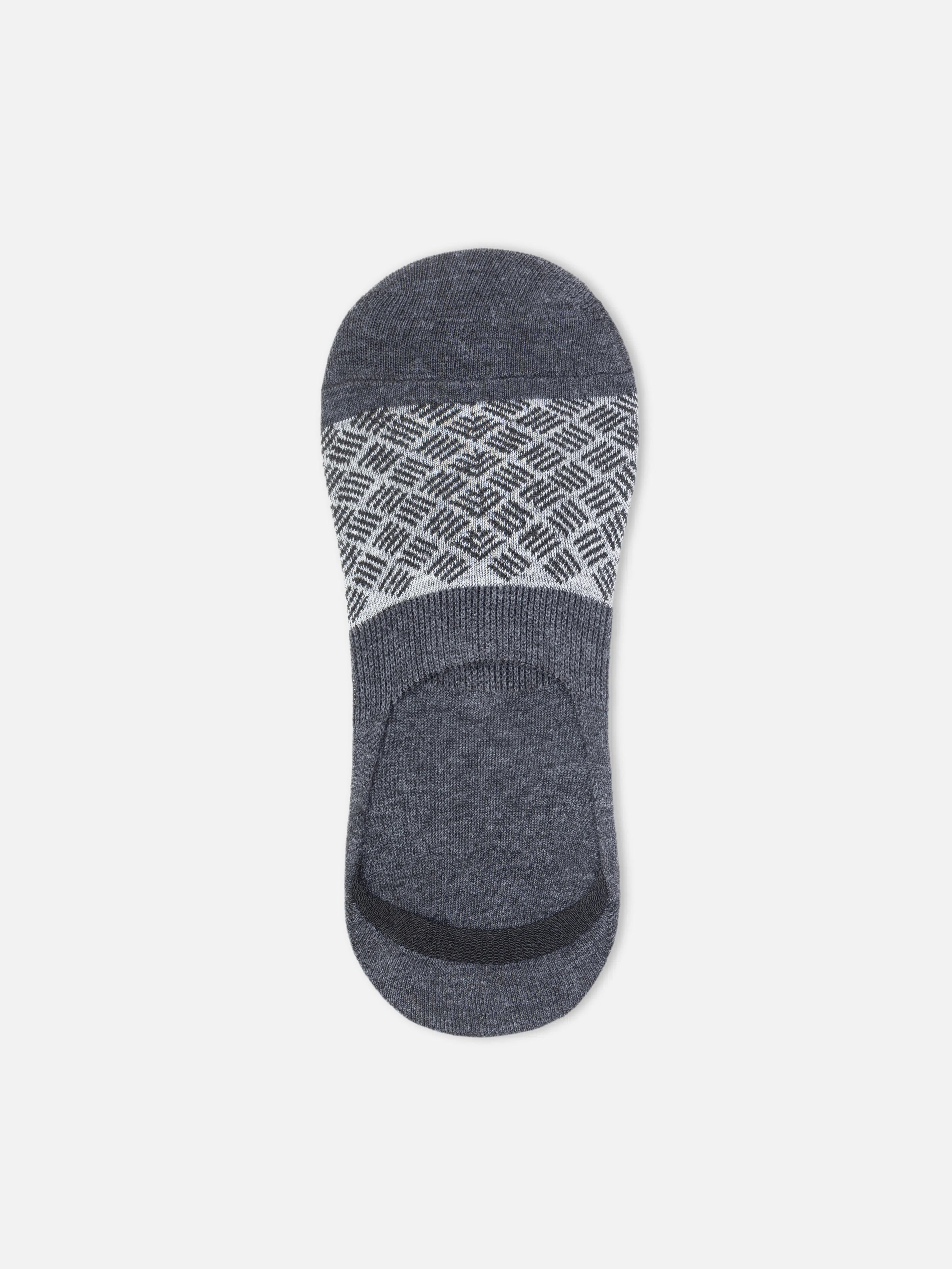 Charcoal No-Show Socks - FAMSO5-057