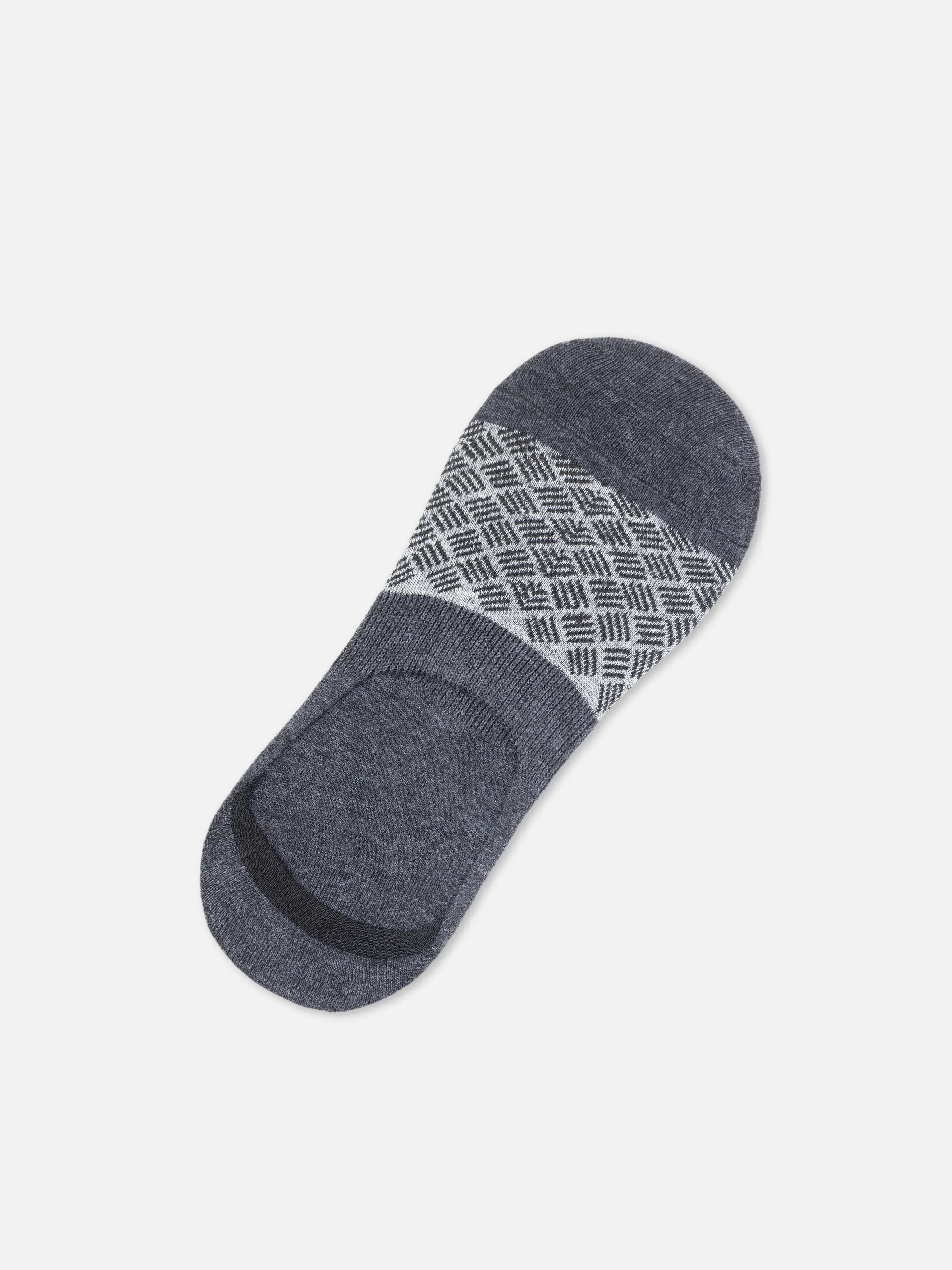 Charcoal No-Show Socks - FAMSO5-057