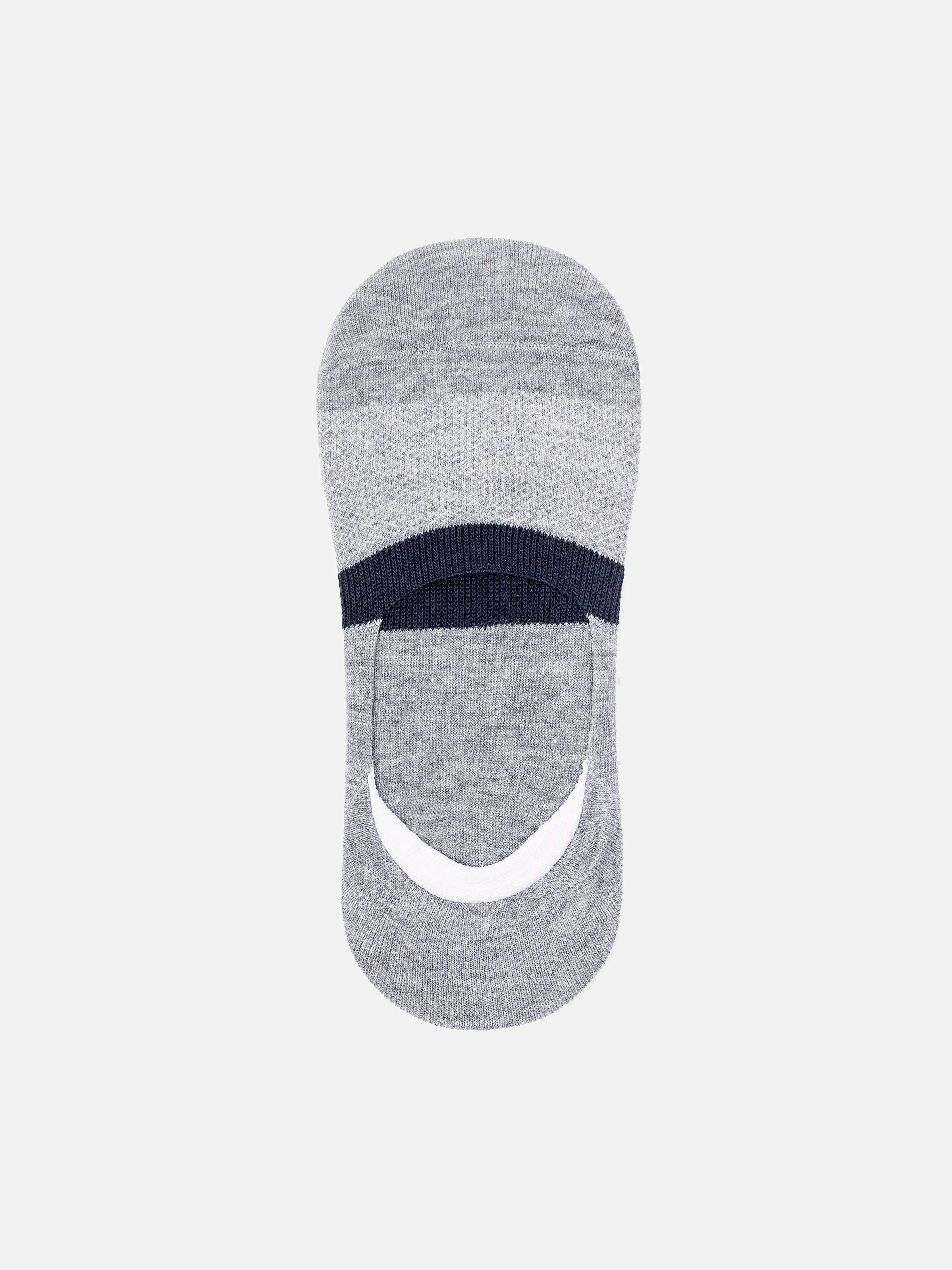 Grey No-Show Socks - FAMSO5-039