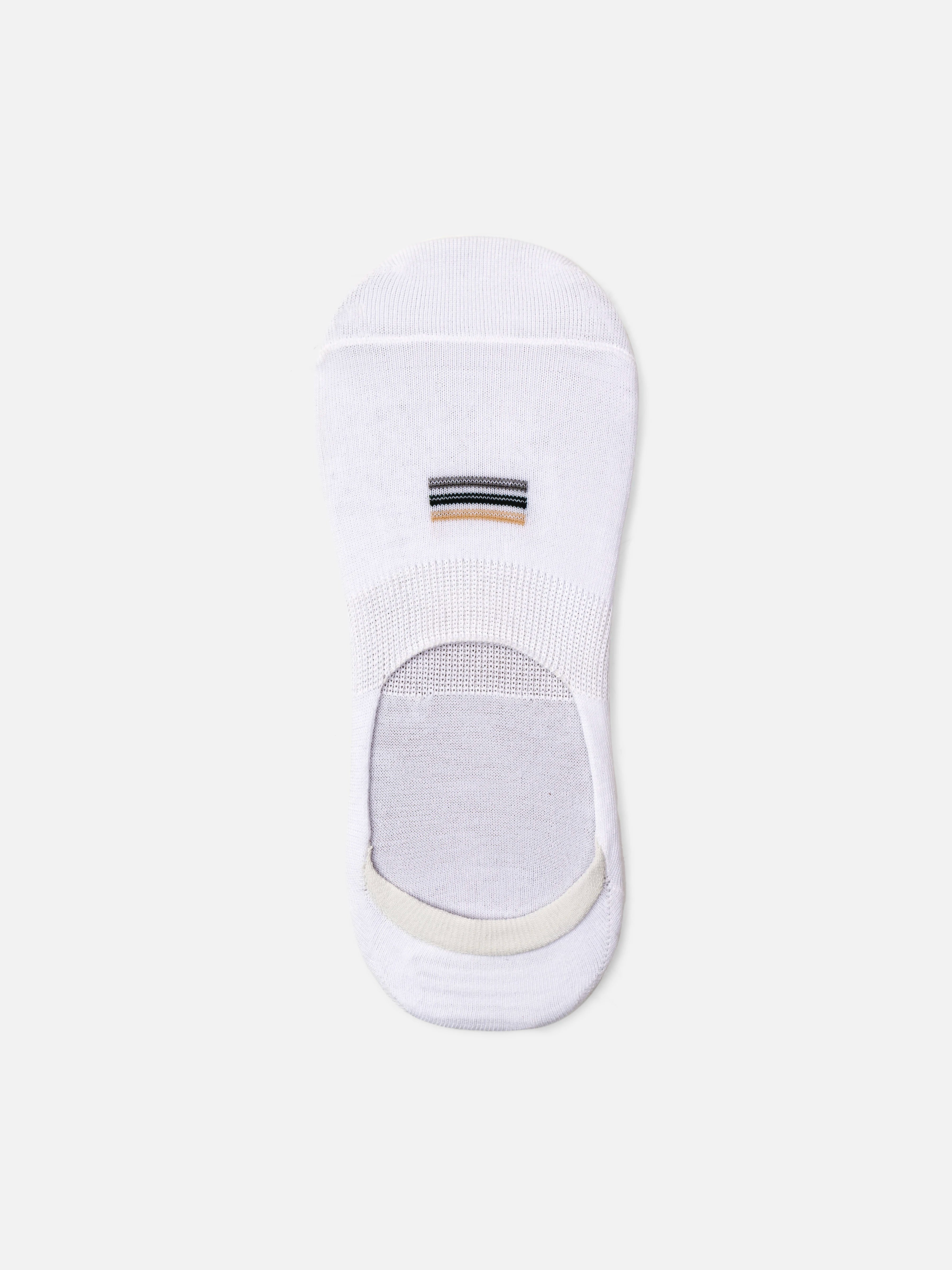 White No-Show Socks - FAMSO5-042