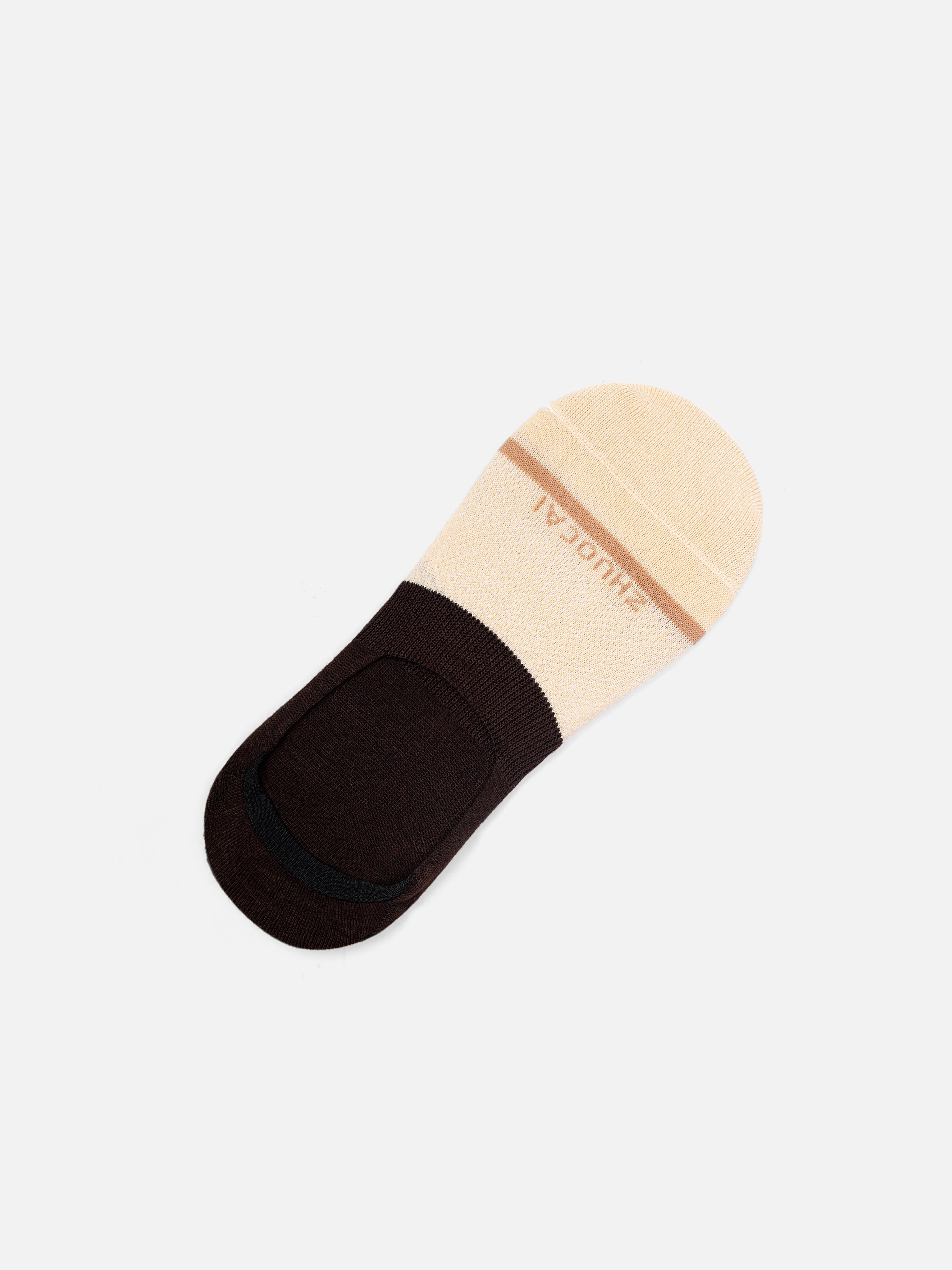 Brown No-Show Socks - FAMSO5-050