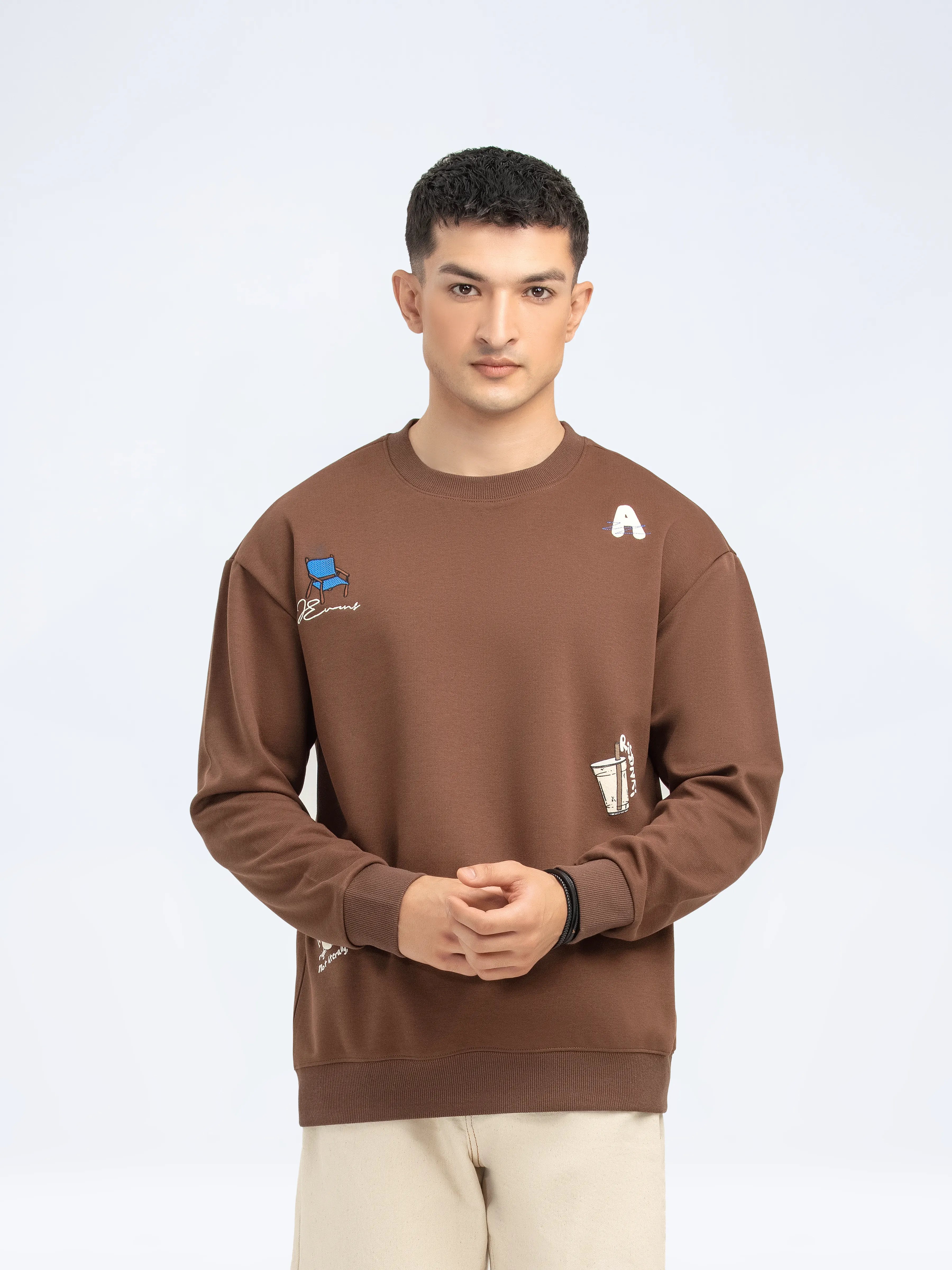 Regular Fit Interlock Sweatshirt - FMTSS24-087