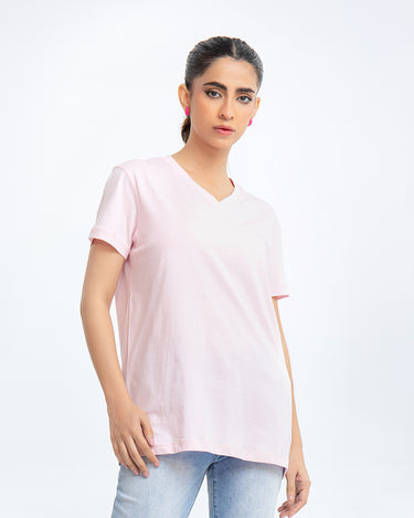 V-Neck Tee - FWTBT23-013