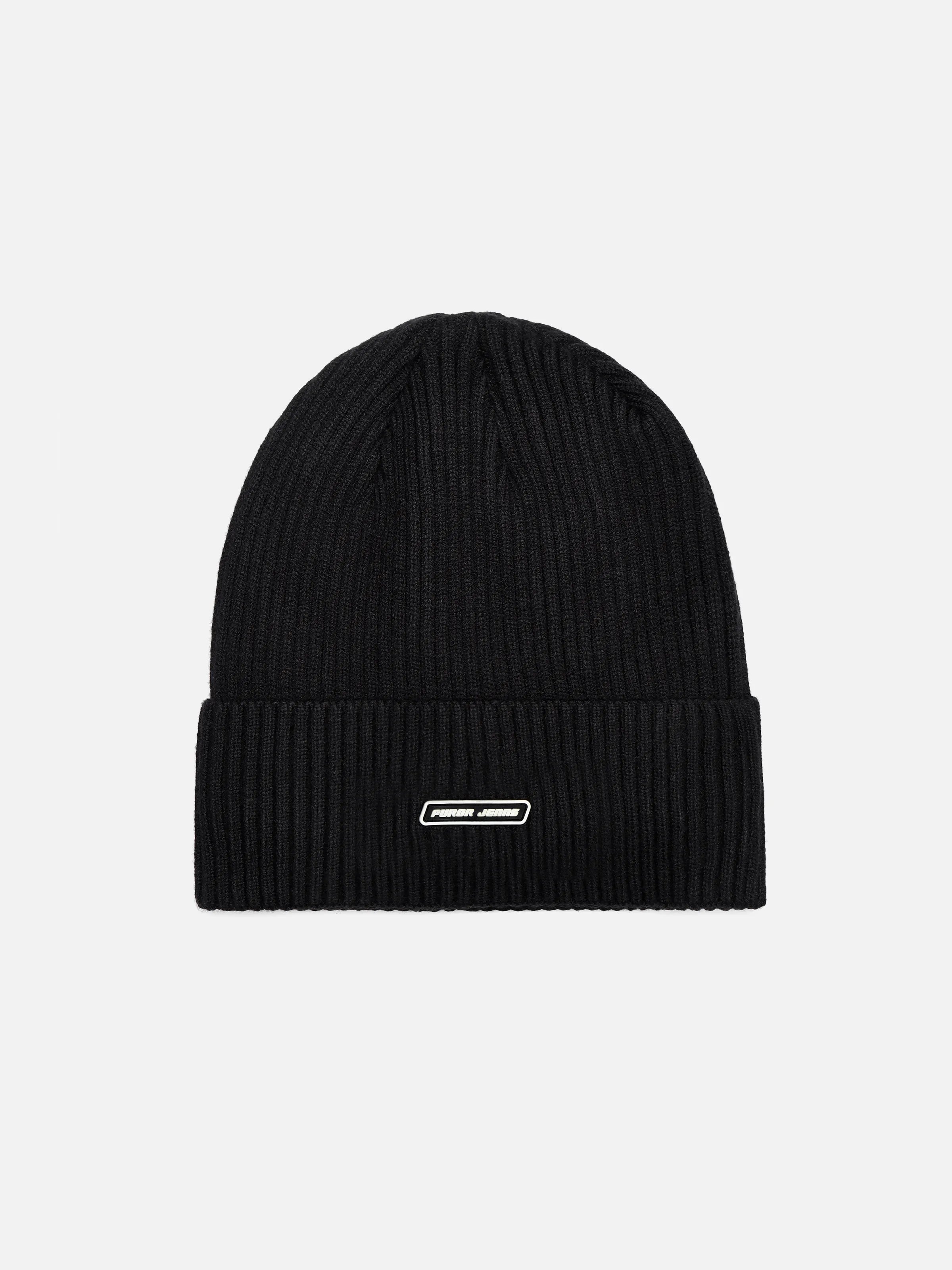 Black Knitted Beanie - FABC5-039