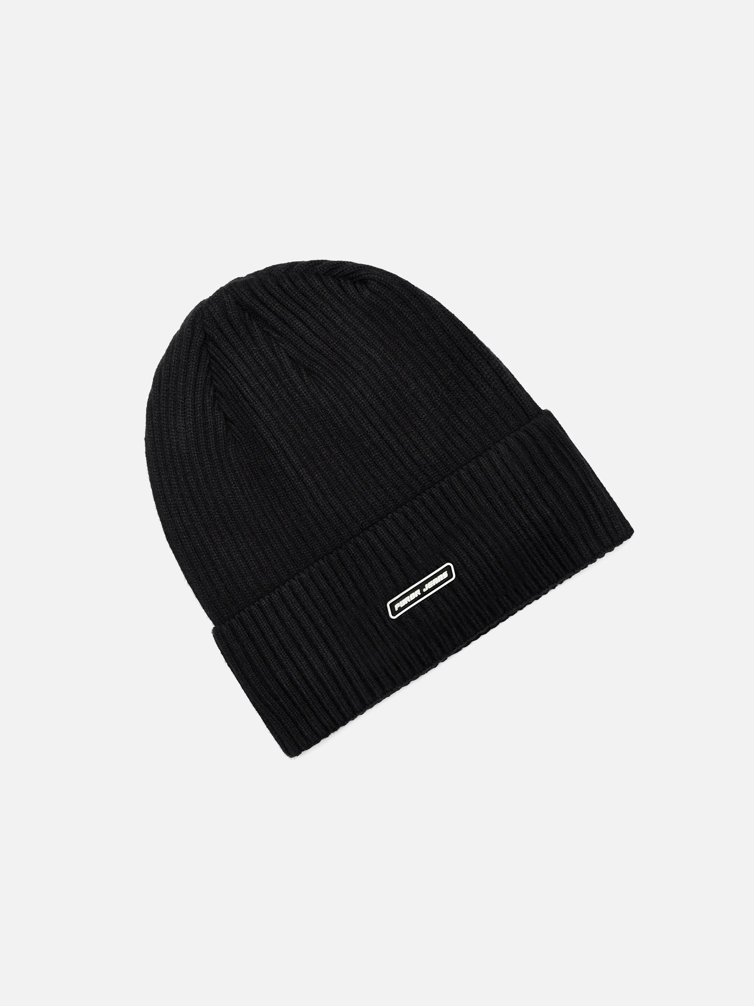 Black Knitted Beanie - FABC5-039