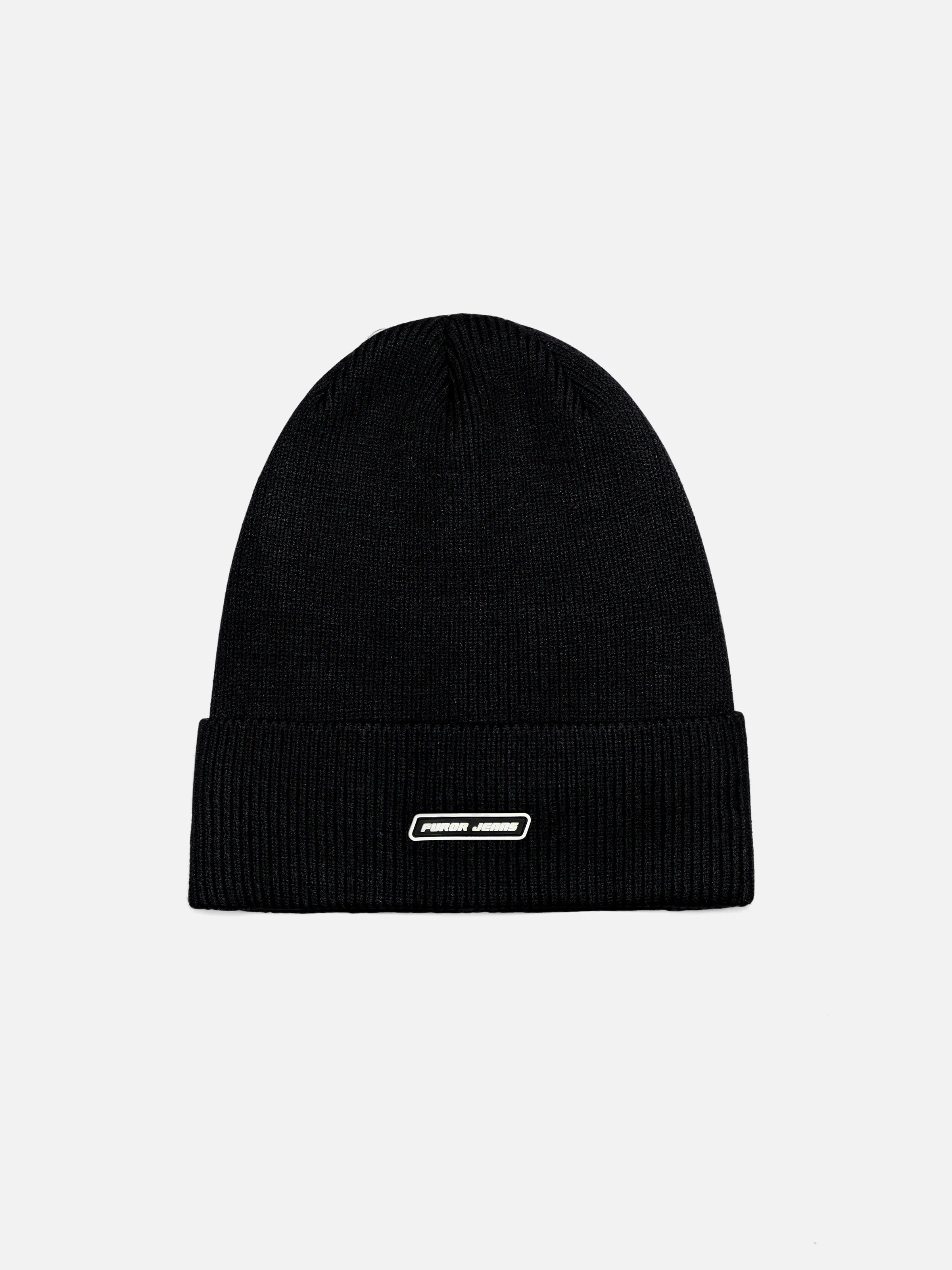 Black Knitted Beanie - FABC5-034