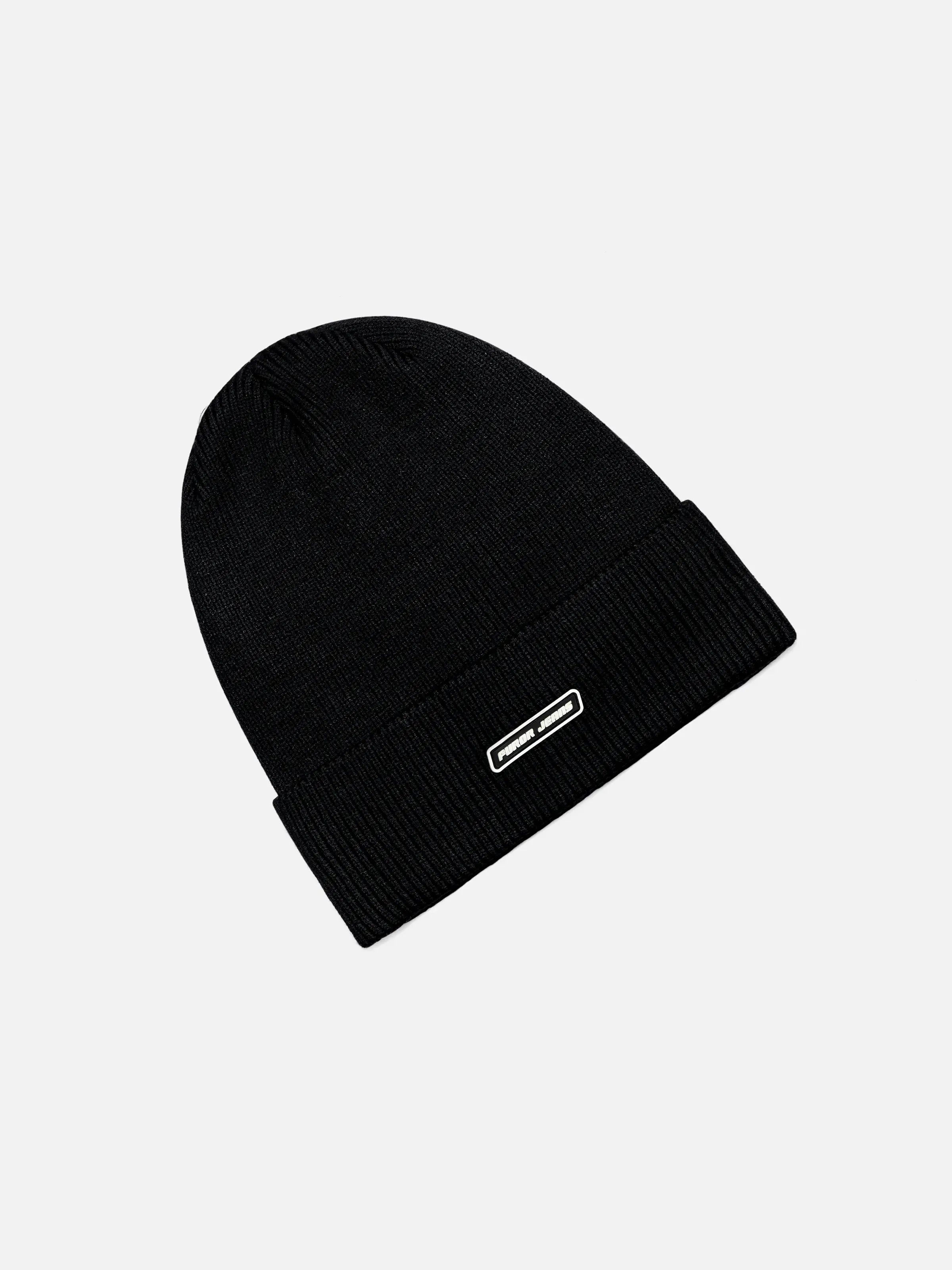 Black Knitted Beanie - FABC5-034