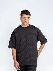 Quilted Co-ord Set Tee - FMTTS24-049