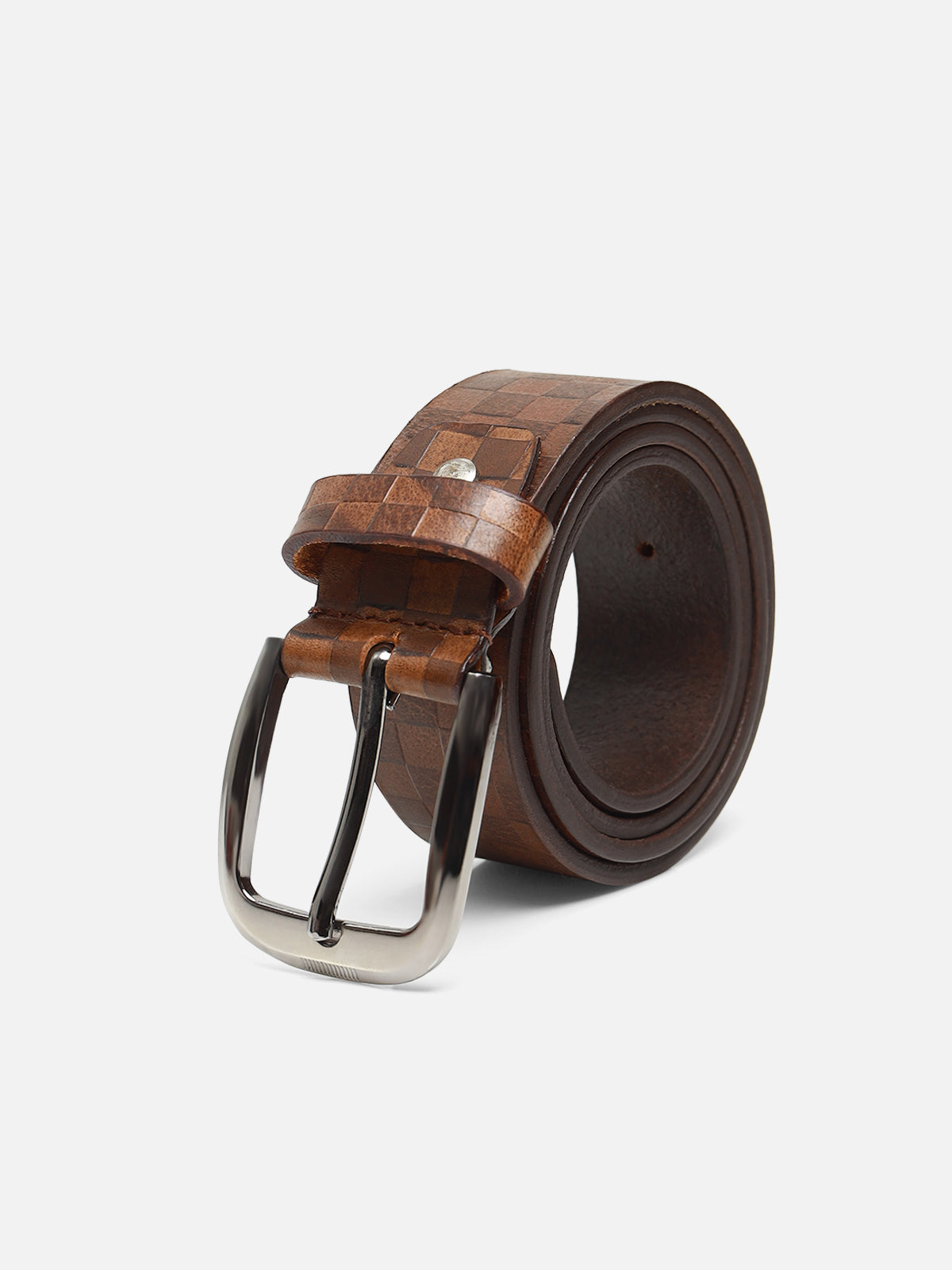 Dark Brown Leather Belt - FALB23-004