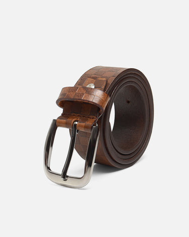 Dark Brown Leather Belt - FALB23-004