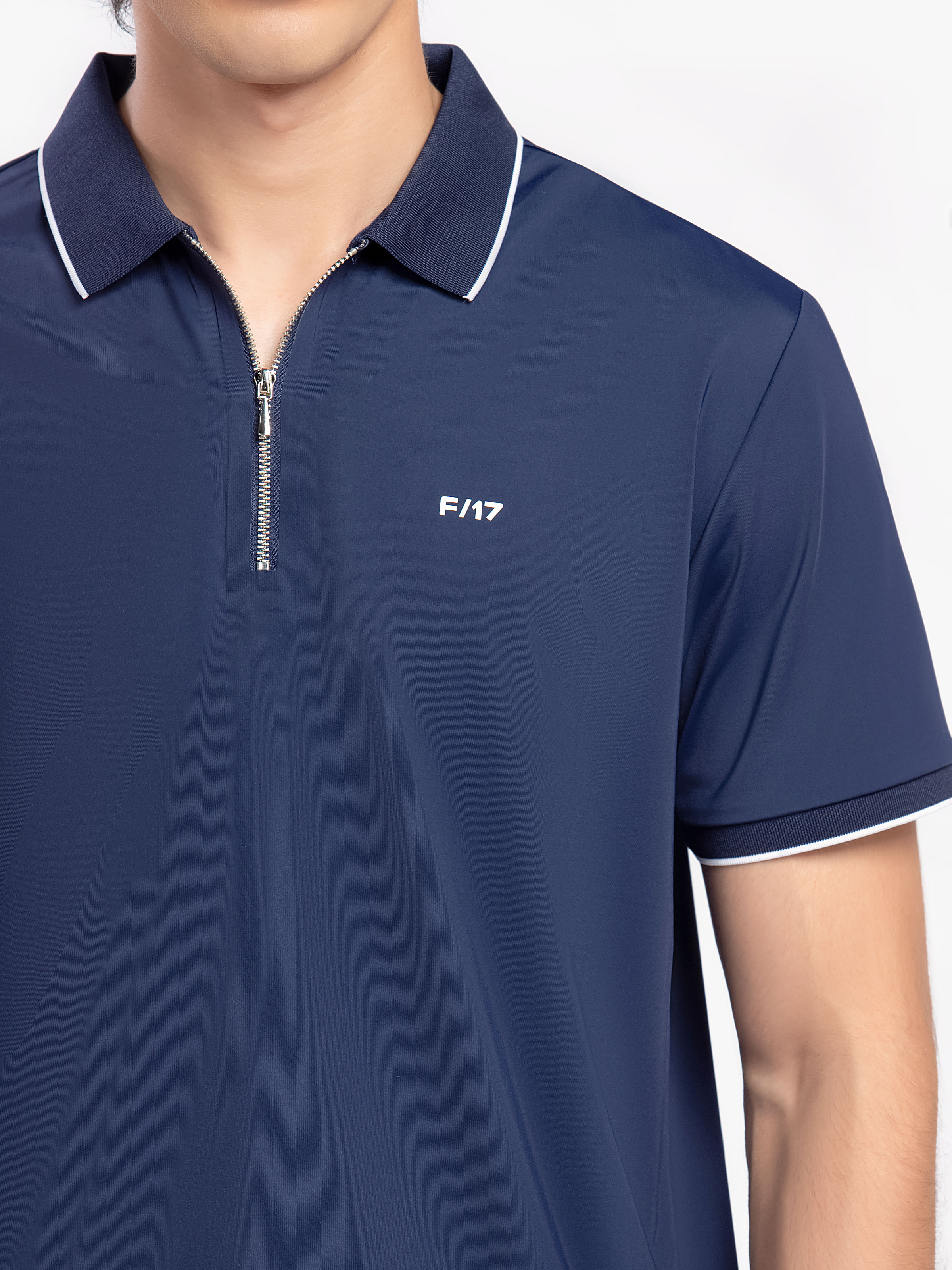 Regular Fit Zipper Polo - FMTCP5-218