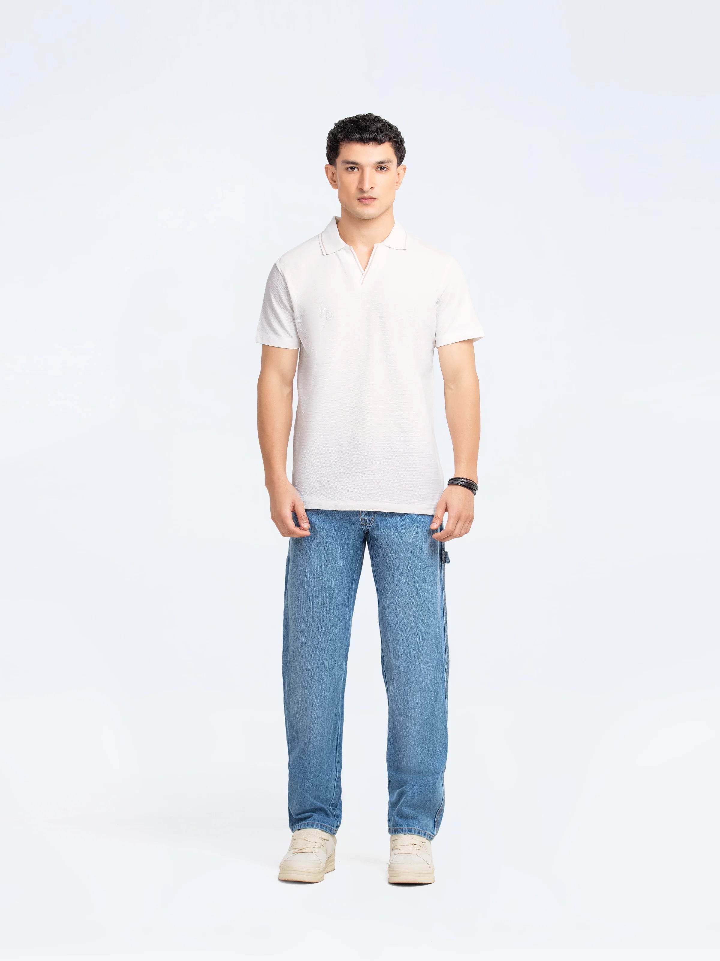 Regular Fit Johnny Collar Polo - FMTCP5-065