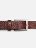 Dark Tan Leather Belt