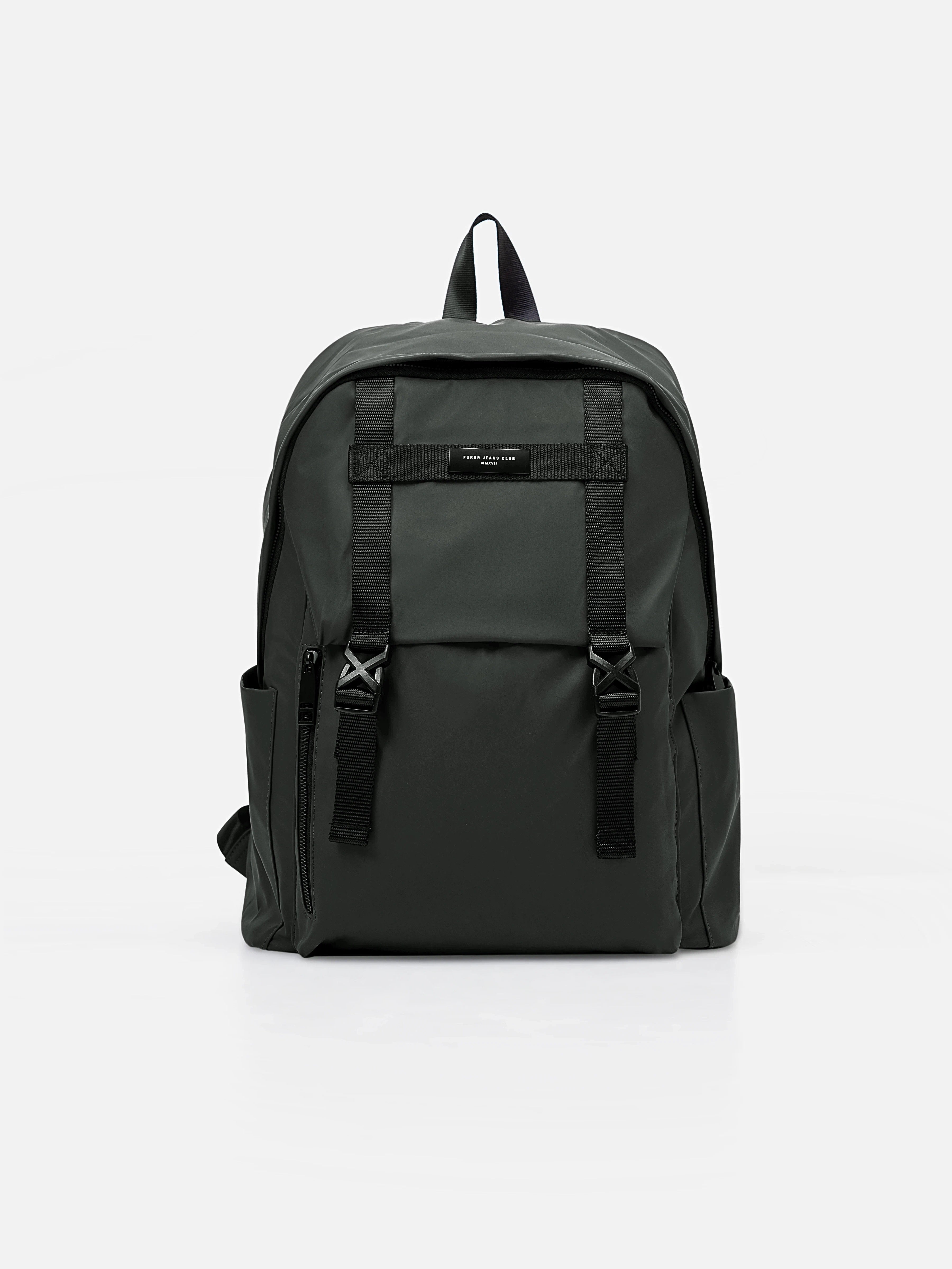 Green Leatherette Backpack - FABG5-018