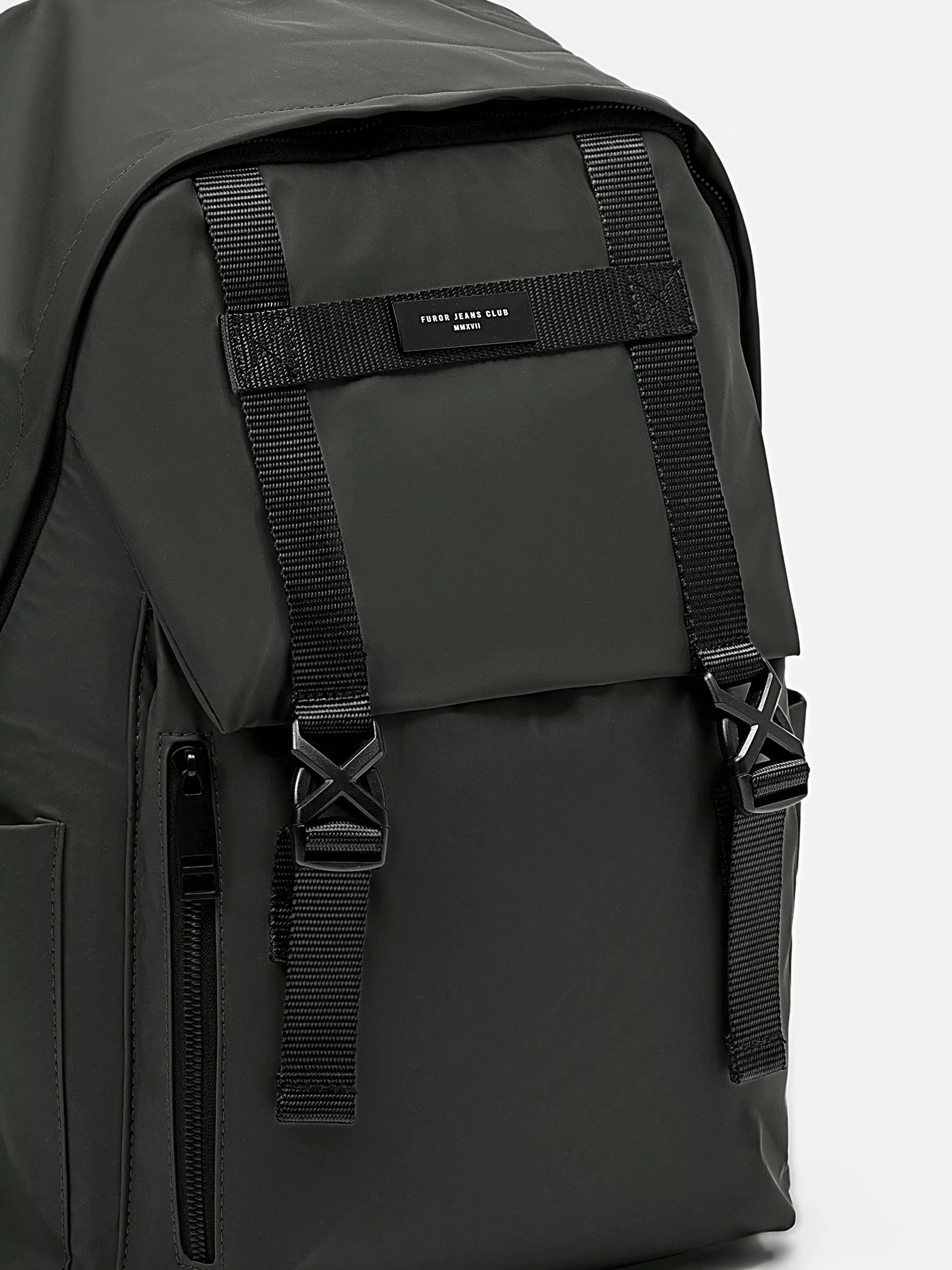 Green Leatherette Backpack - FABG5-018