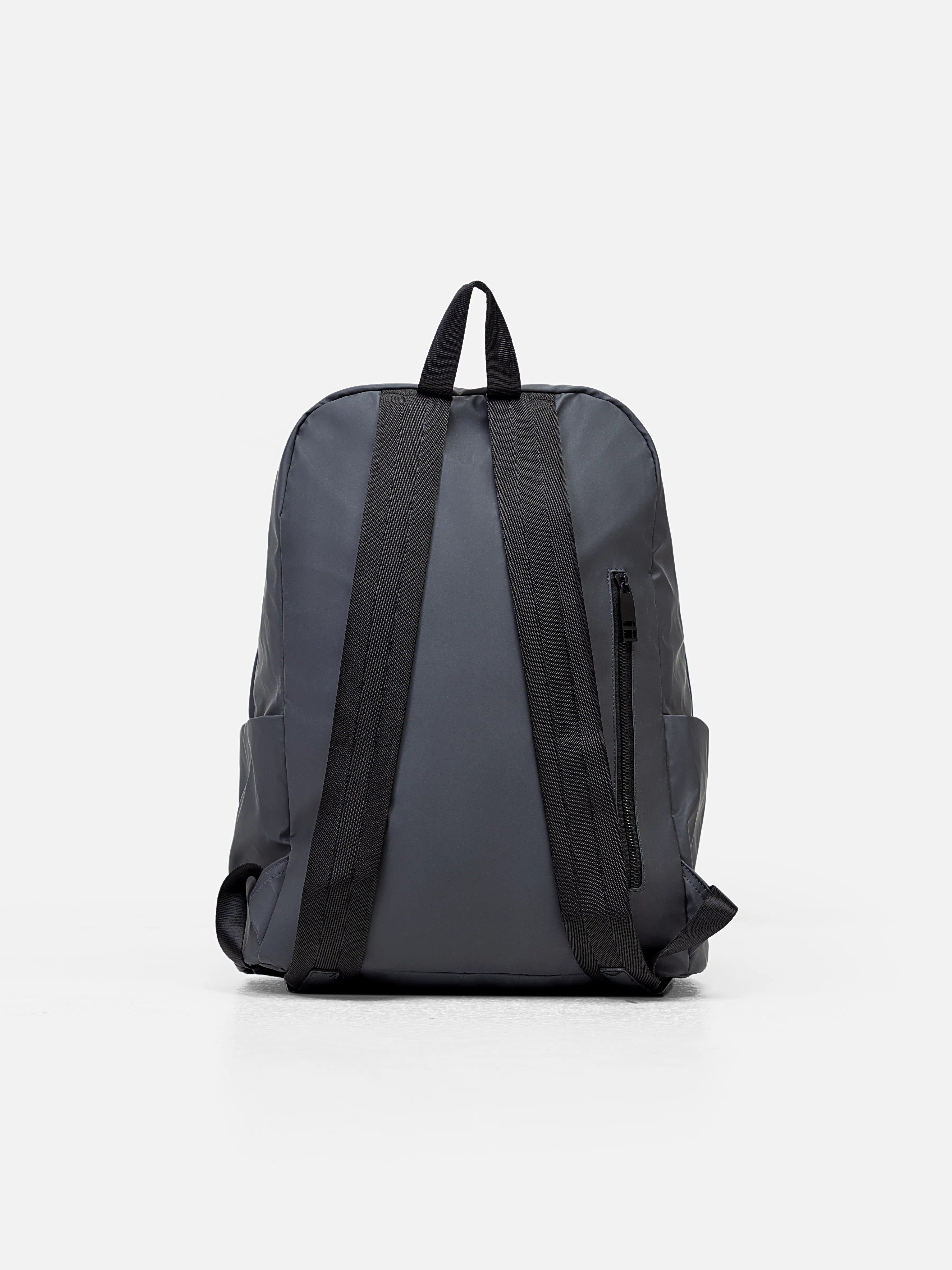 Grey Leatherette Backpack - FABG5-018