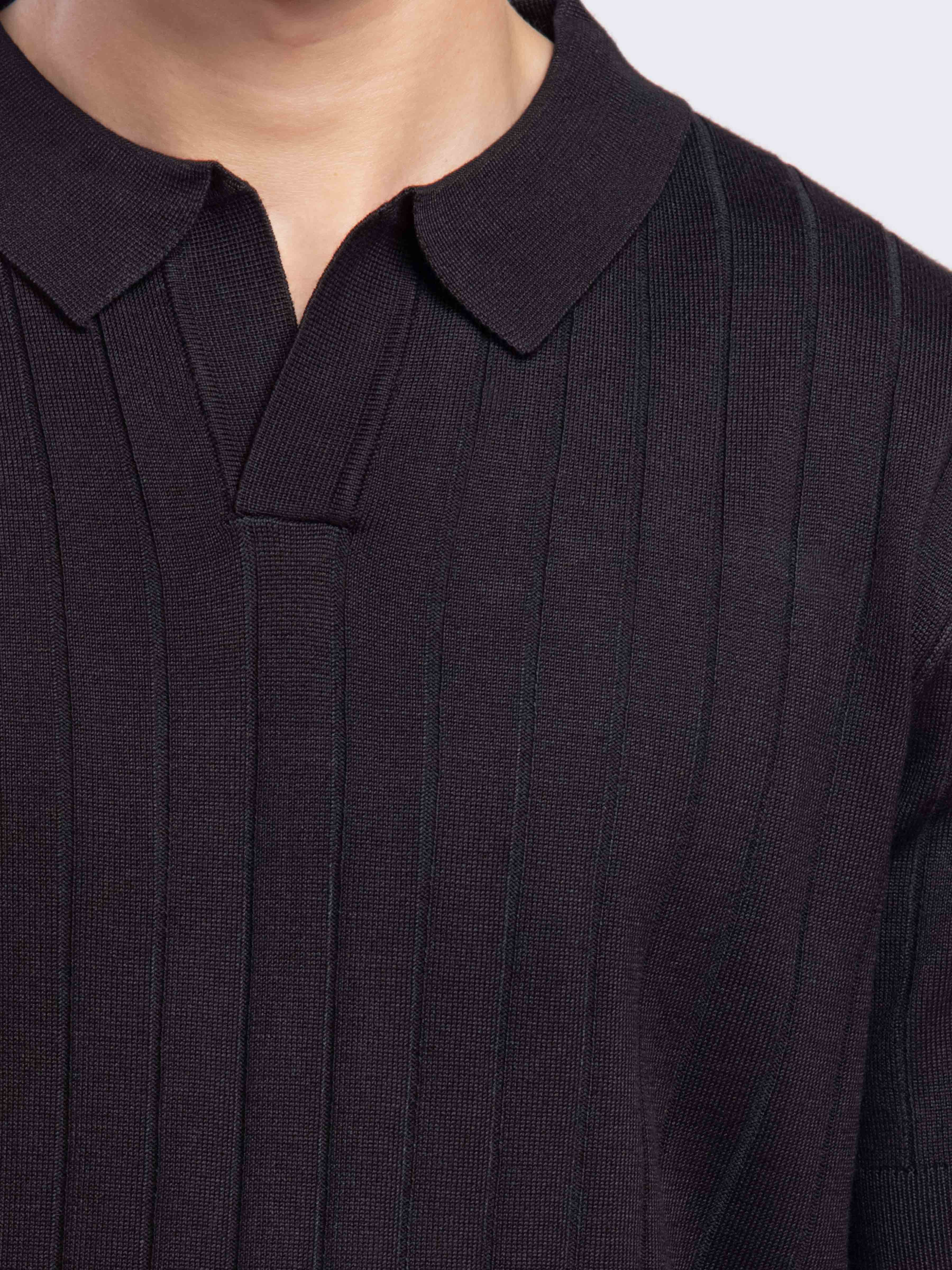 Johnny Collar Knitted Polo - FMTCP5-180